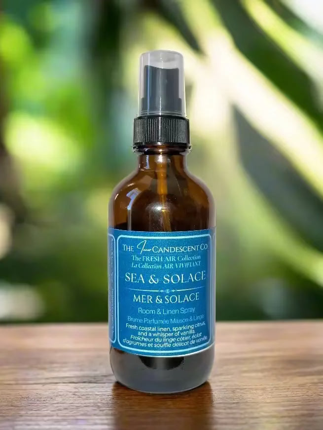SEA & SOLACE | Coastal room and linen spray | Alcohol-free home fragrance