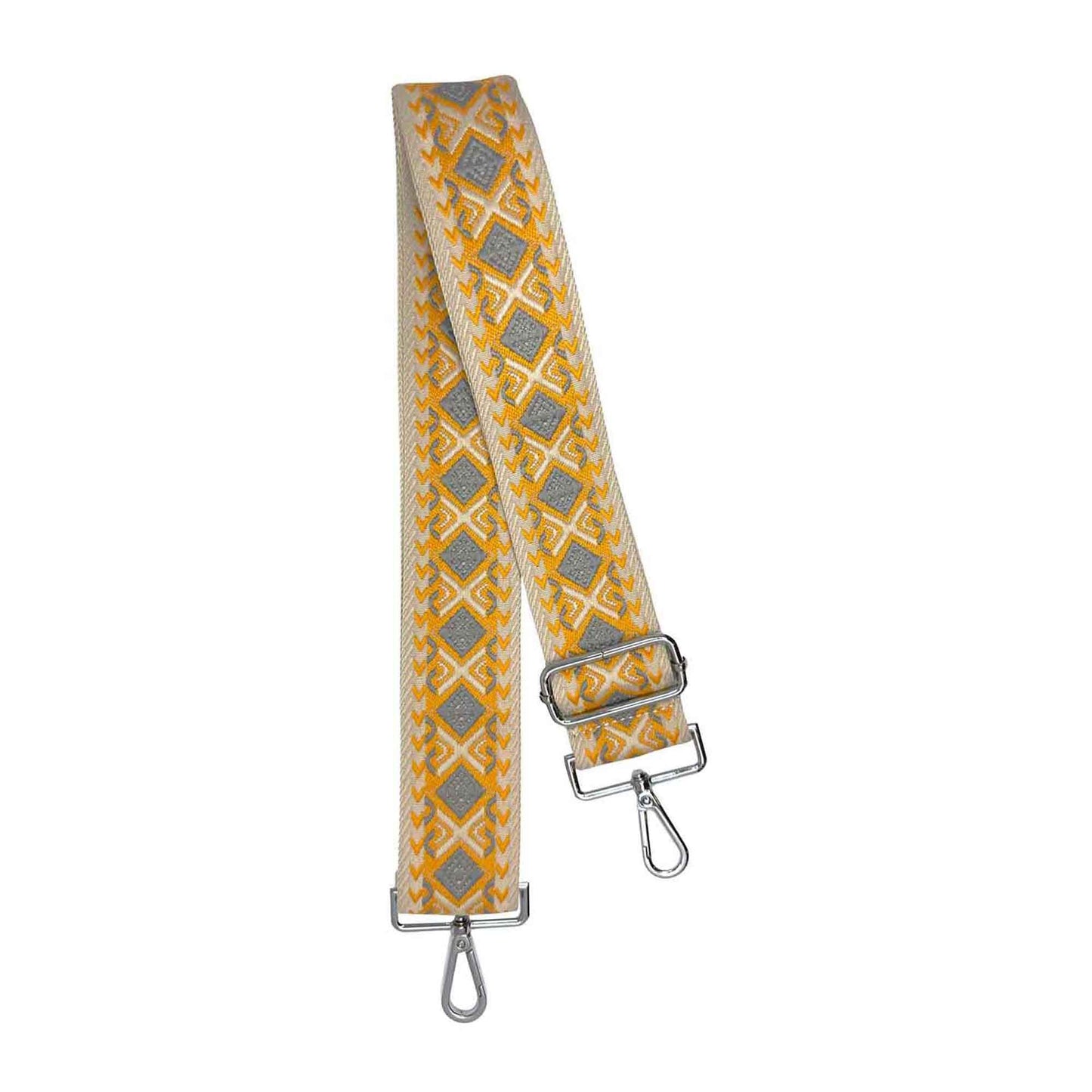 Stevie Woven Strap- chrome