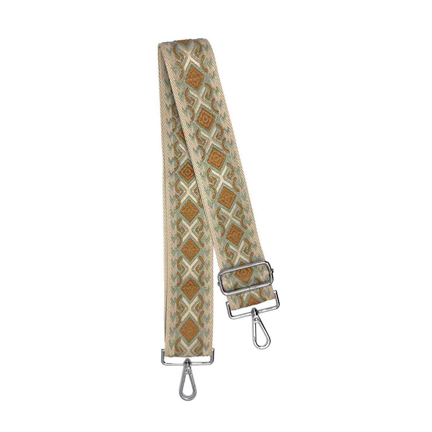 Stevie Woven Strap- chrome