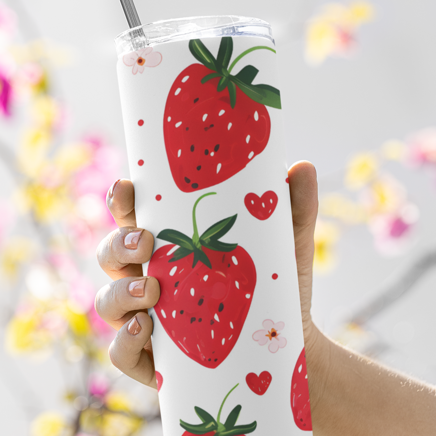 Strawberry Insulated Tumbler