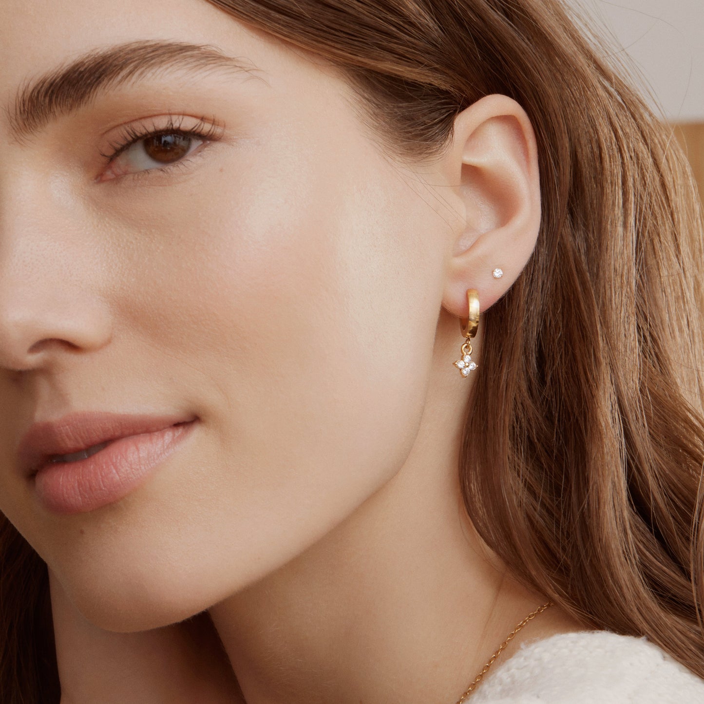 Merveilles Hoops - Gold