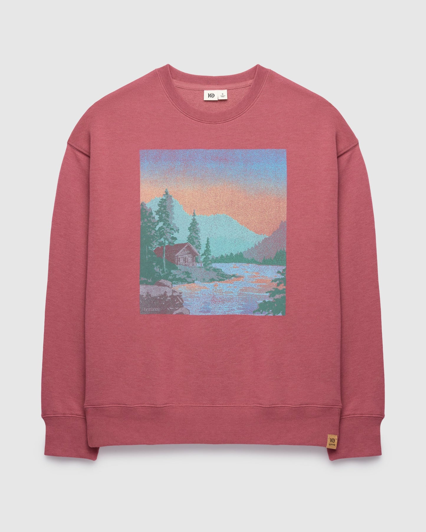 Washed Lakeshore Relaxed Crew