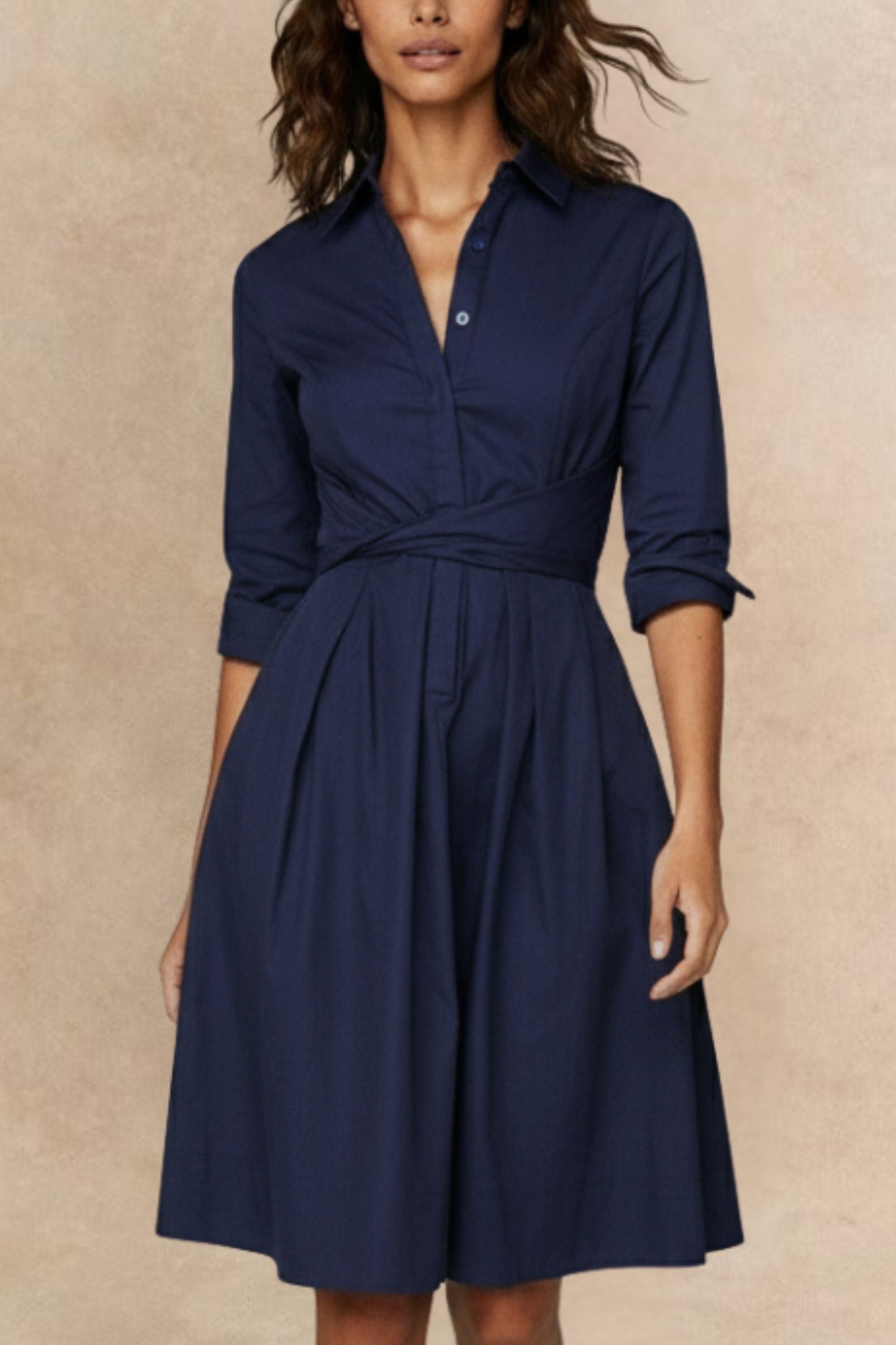 Tessa Elegant Shirt Dress