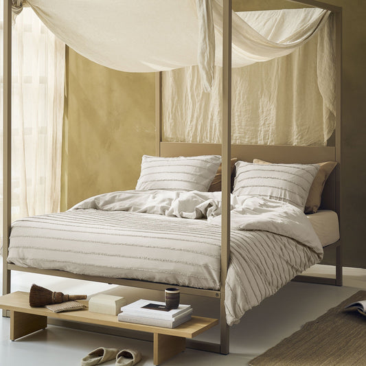 Housse de couette texturée Tufted