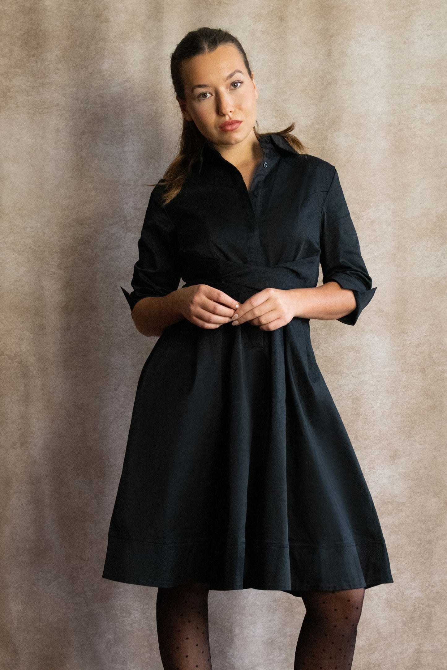 Tessa Elegant Shirt Dress