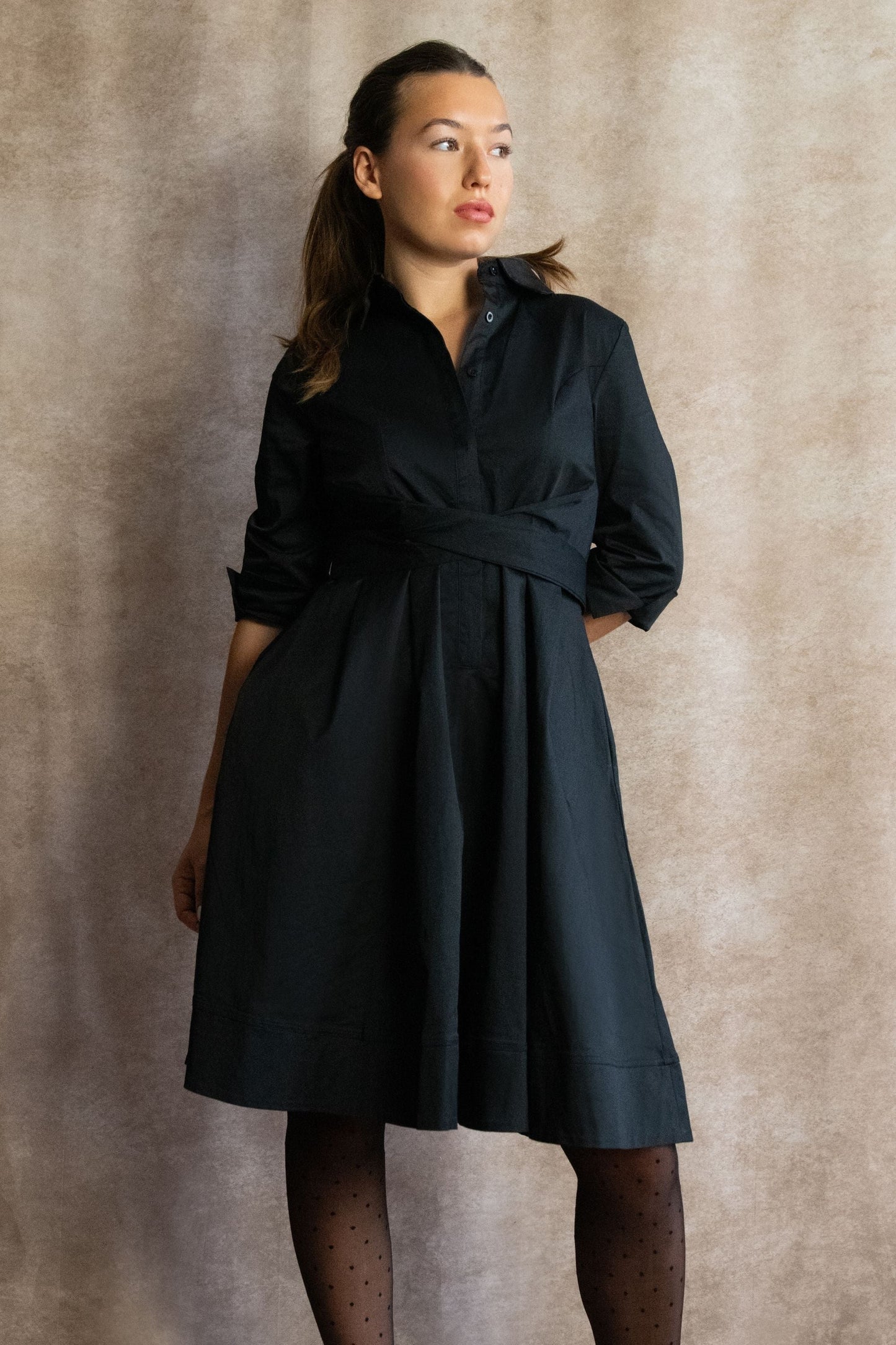Tessa Elegant Shirt Dress