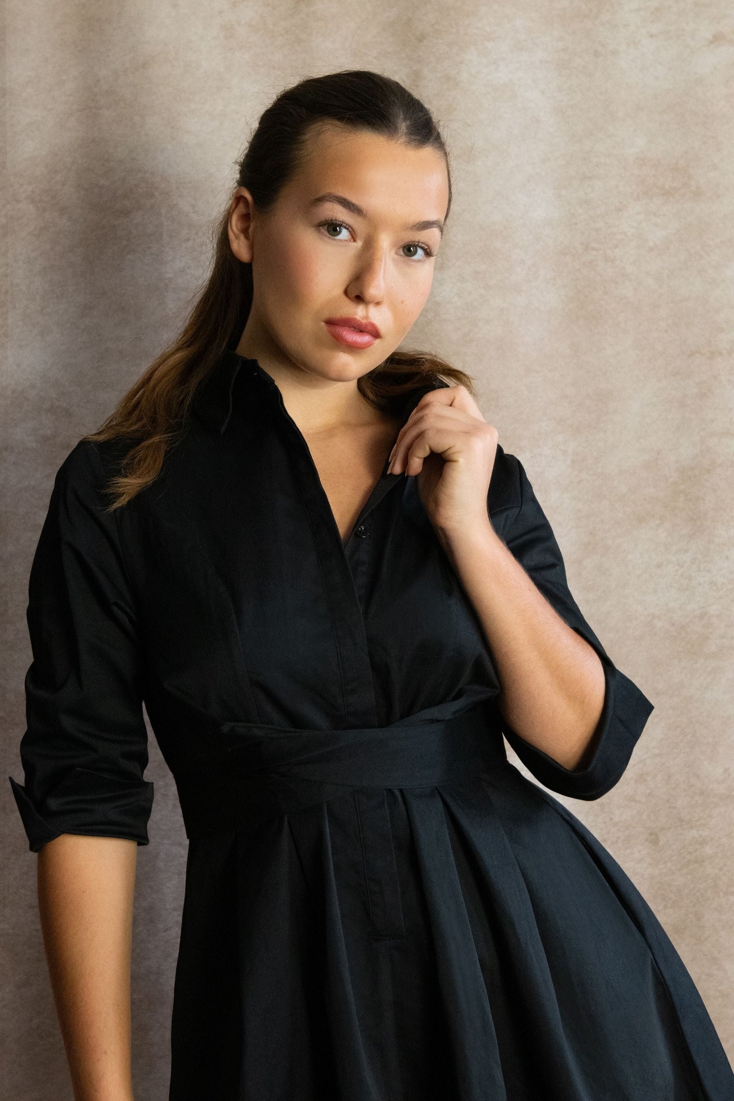 Tessa Elegant Shirt Dress