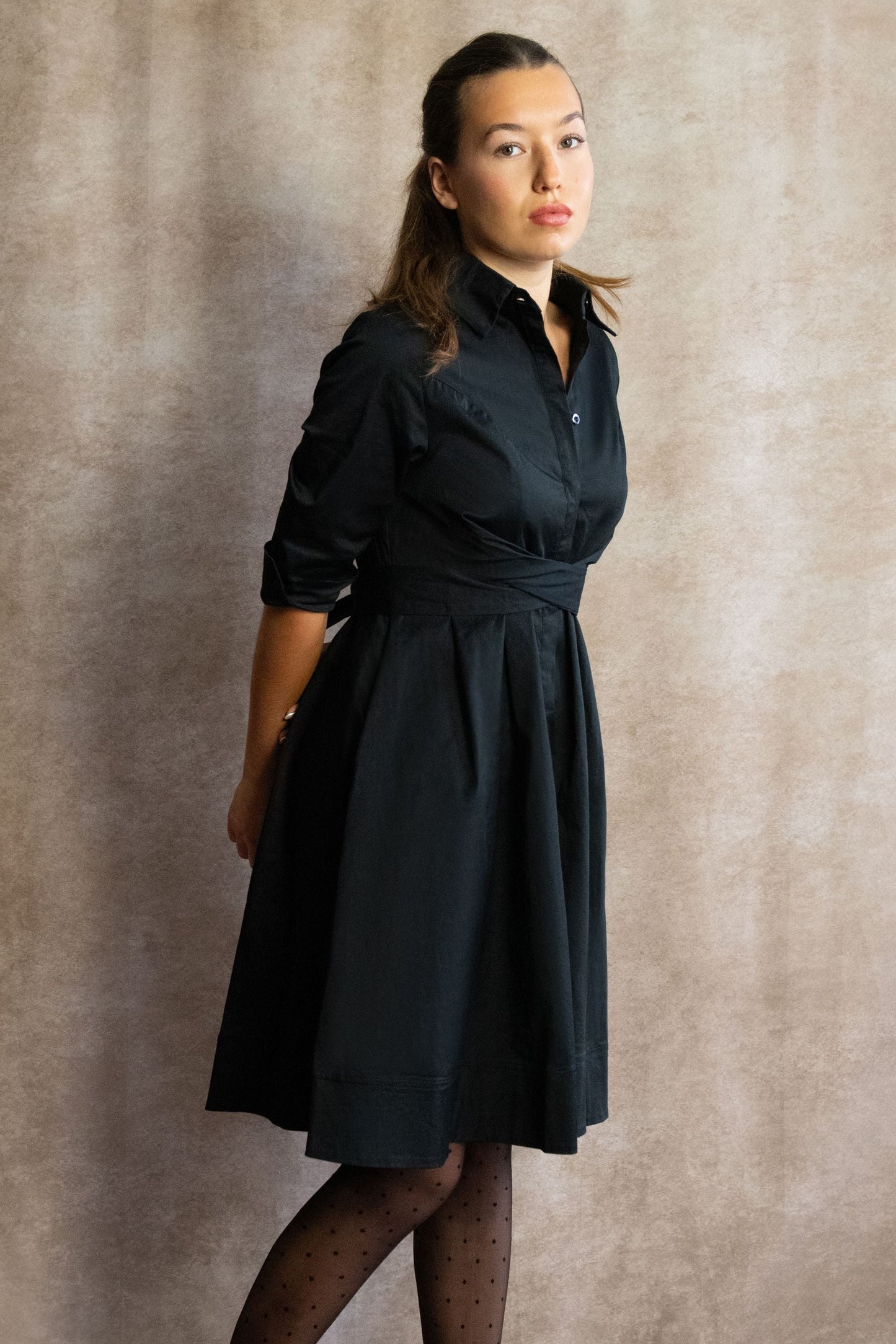Tessa Elegant Shirt Dress