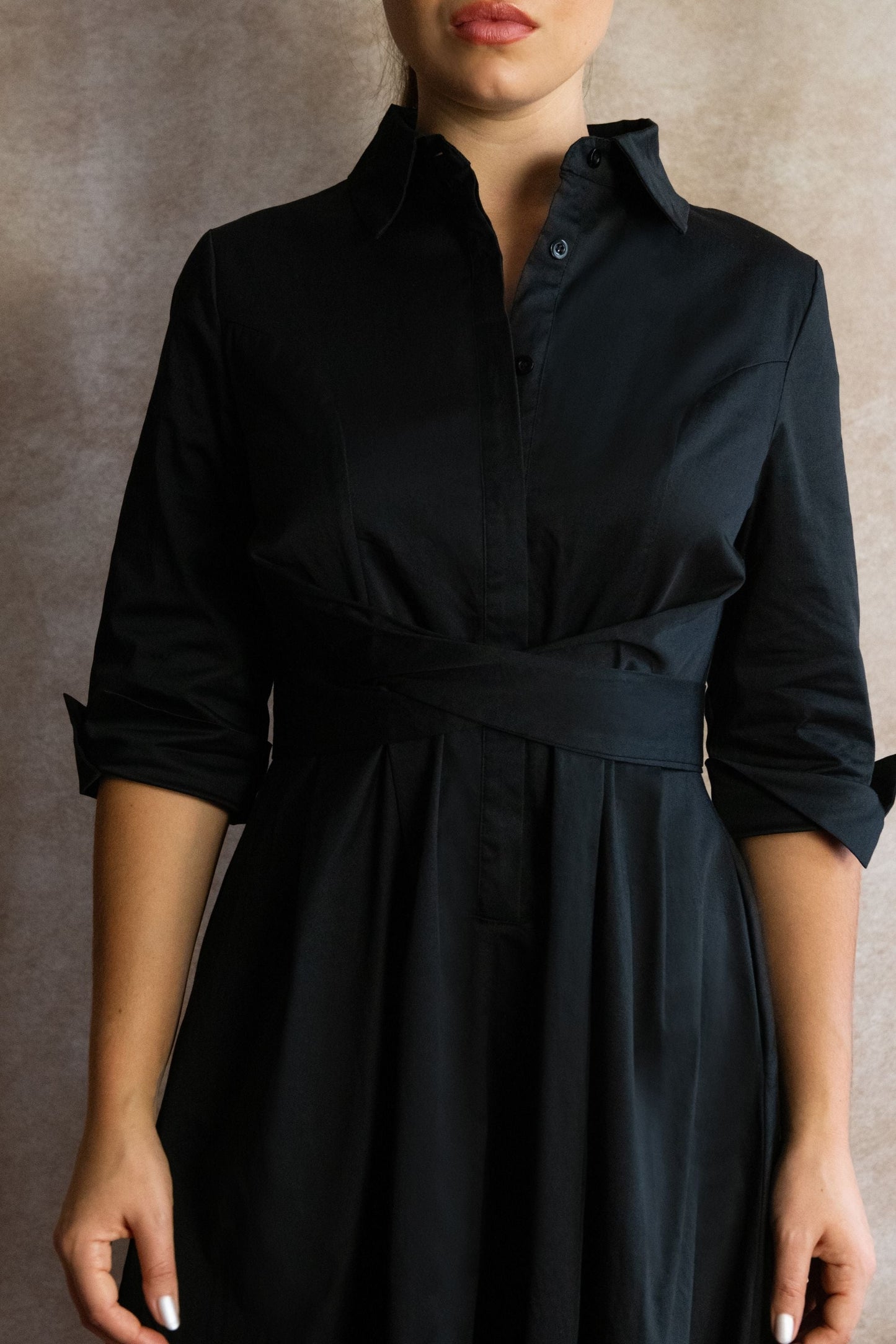 Tessa Elegant Shirt Dress