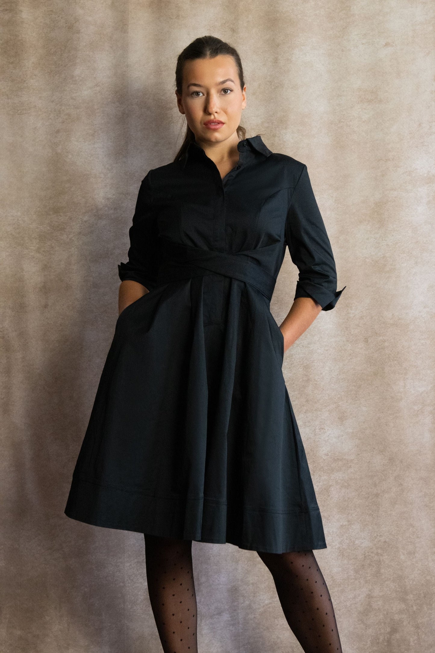Tessa Elegant Shirt Dress