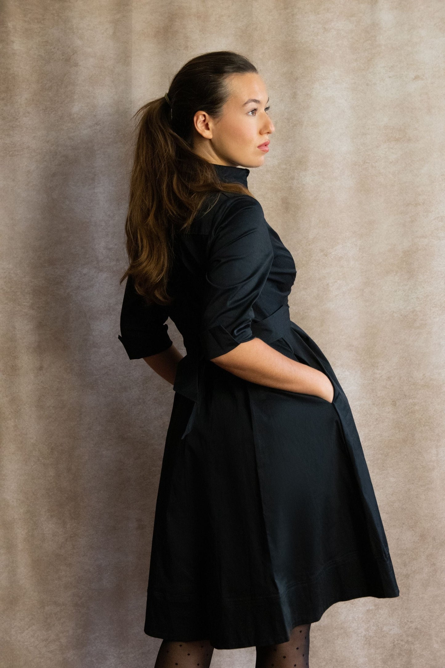 Tessa Elegant Shirt Dress