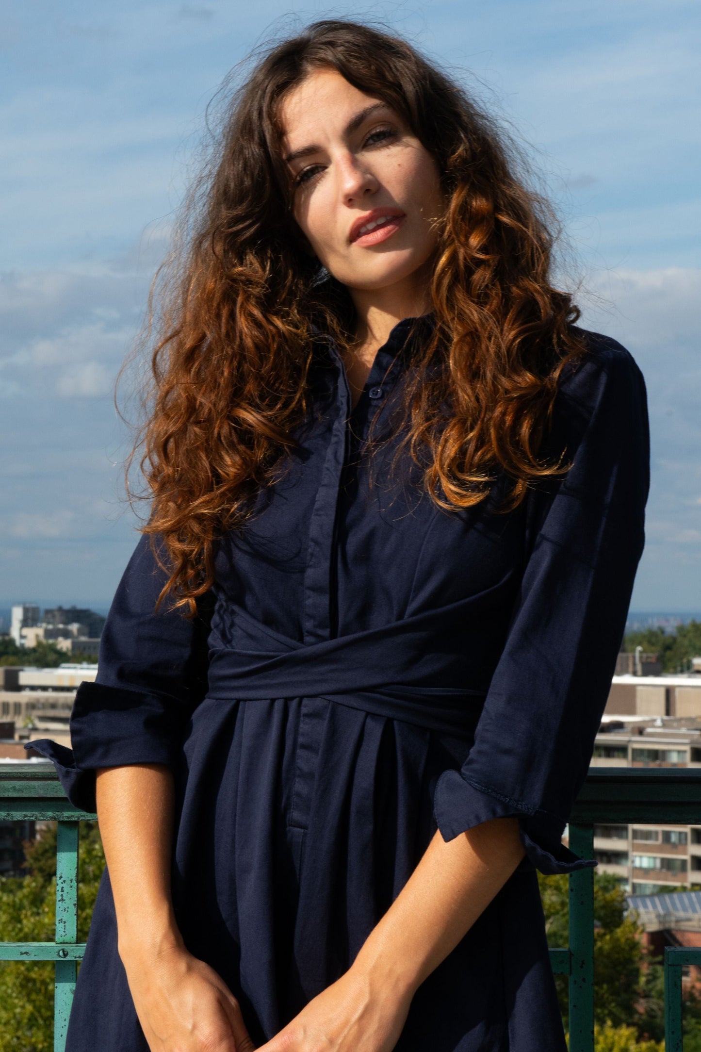 Tessa Elegant Shirt Dress