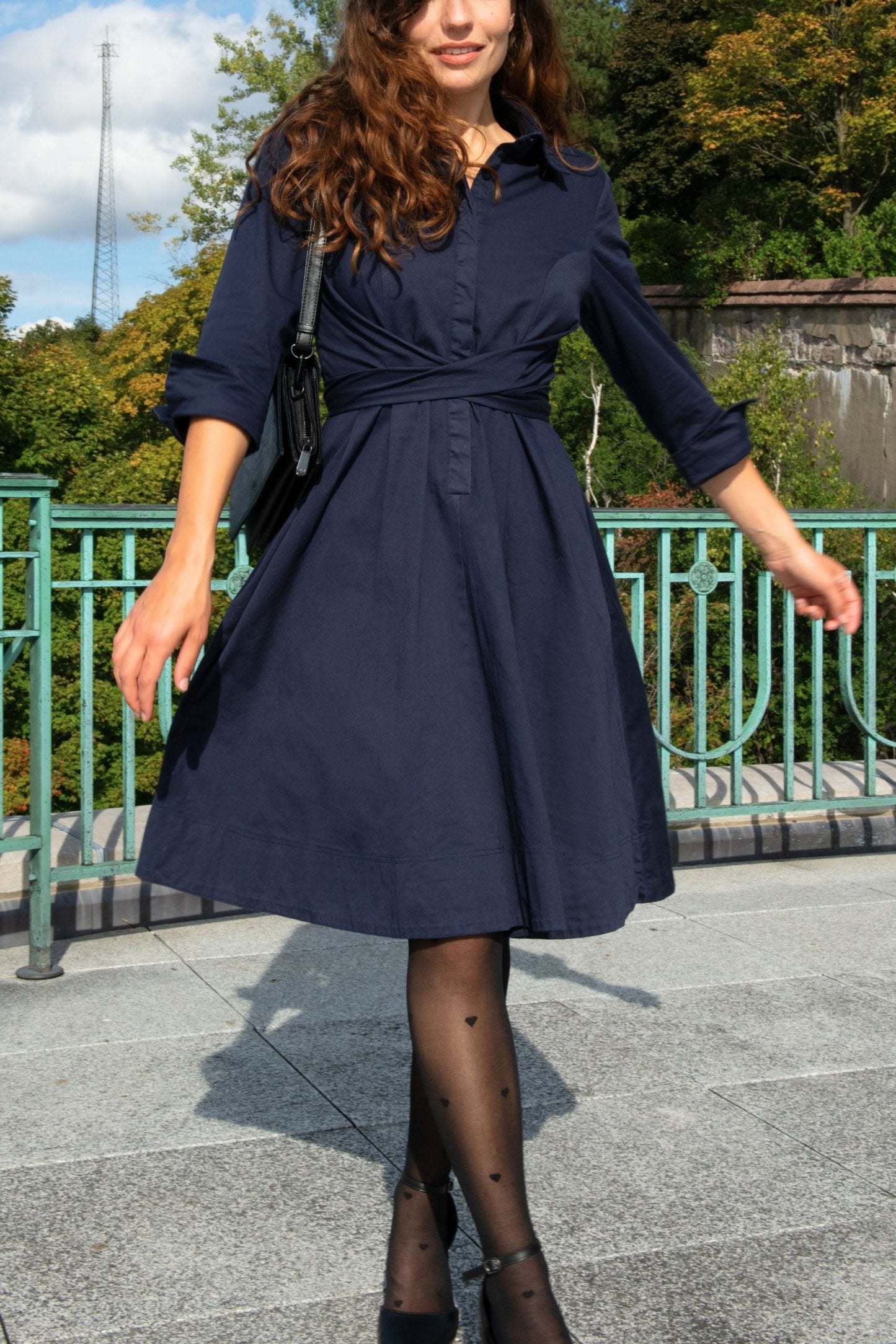 Tessa Elegant Shirt Dress