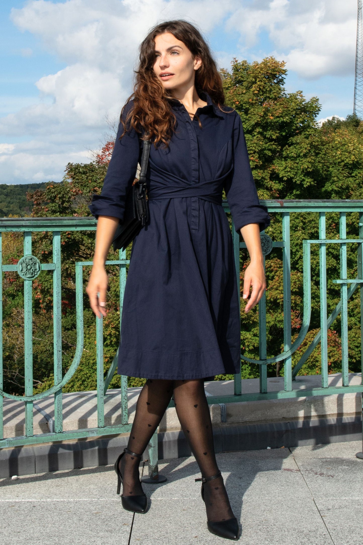 Tessa Elegant Shirt Dress
