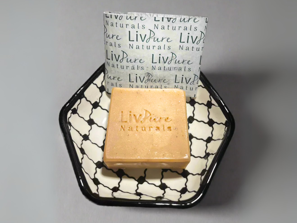 Handmade Honey Soap Bar Hydrating Soothing Natural Skincare from Palestine