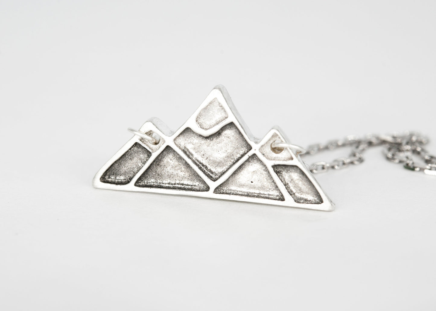 Three Peaks Mountain Necklace
