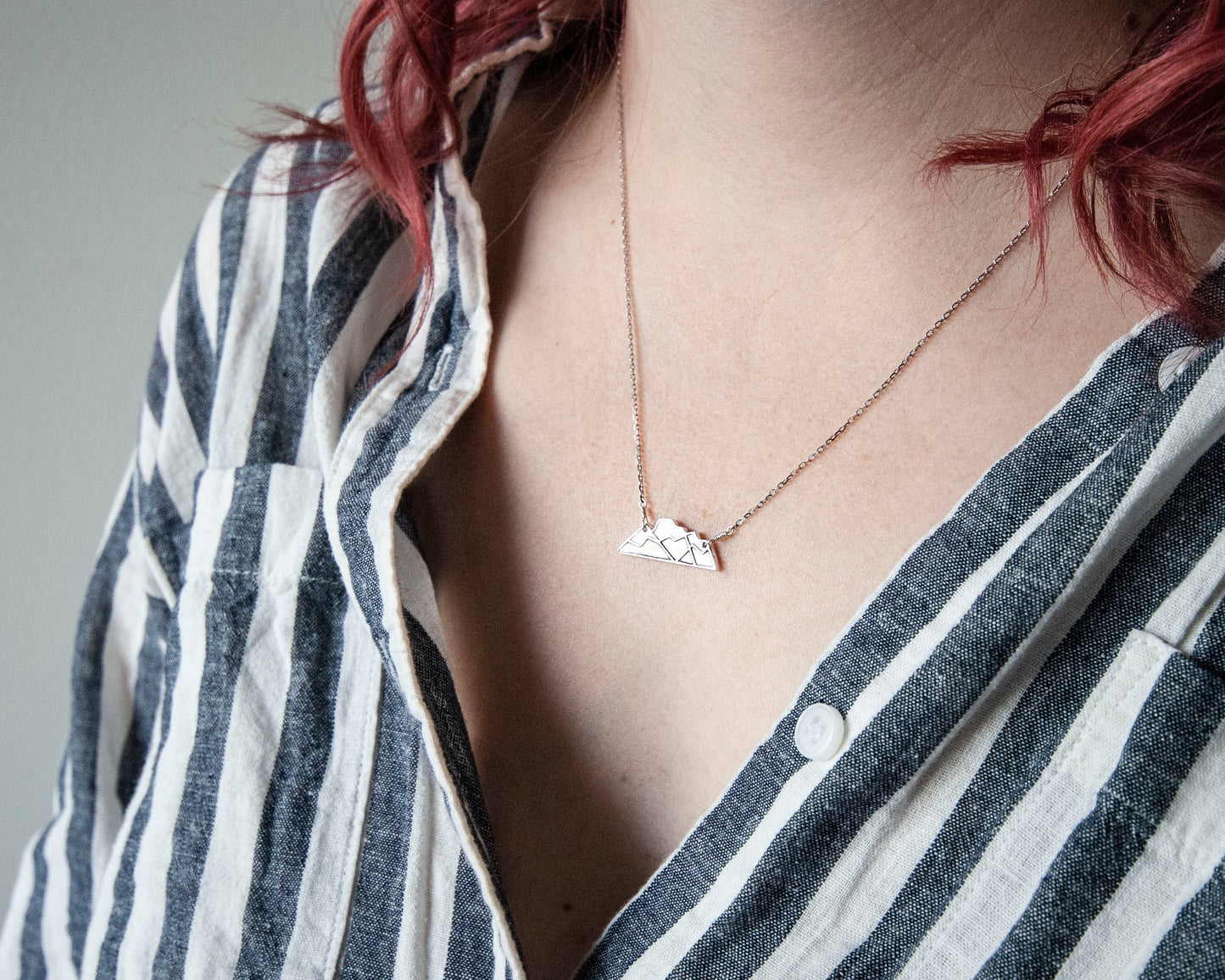 Three Sisters Fernie Mountain Necklace