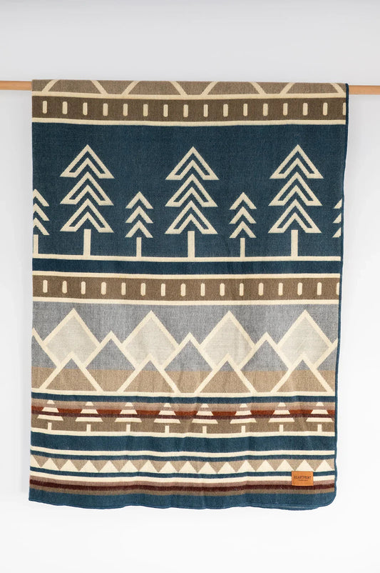 Tree Line Throw Blanket - Alpine Crest
