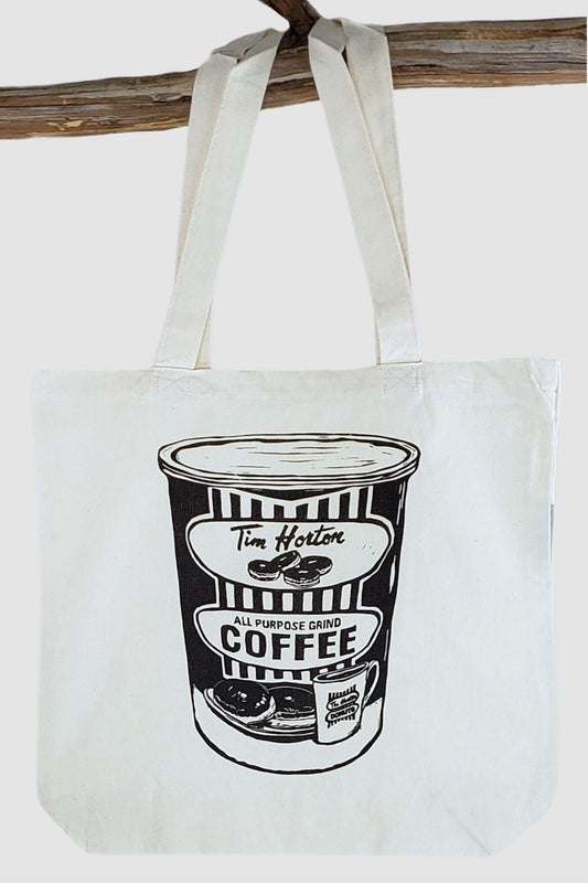 Vintage Tim Hortons Tin Tote Bag