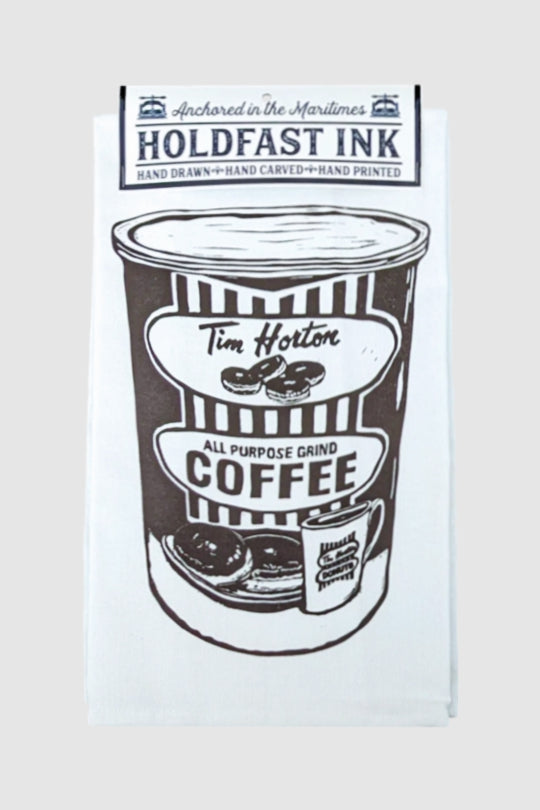 Vintage Tim Hortons Tin Tea Towel