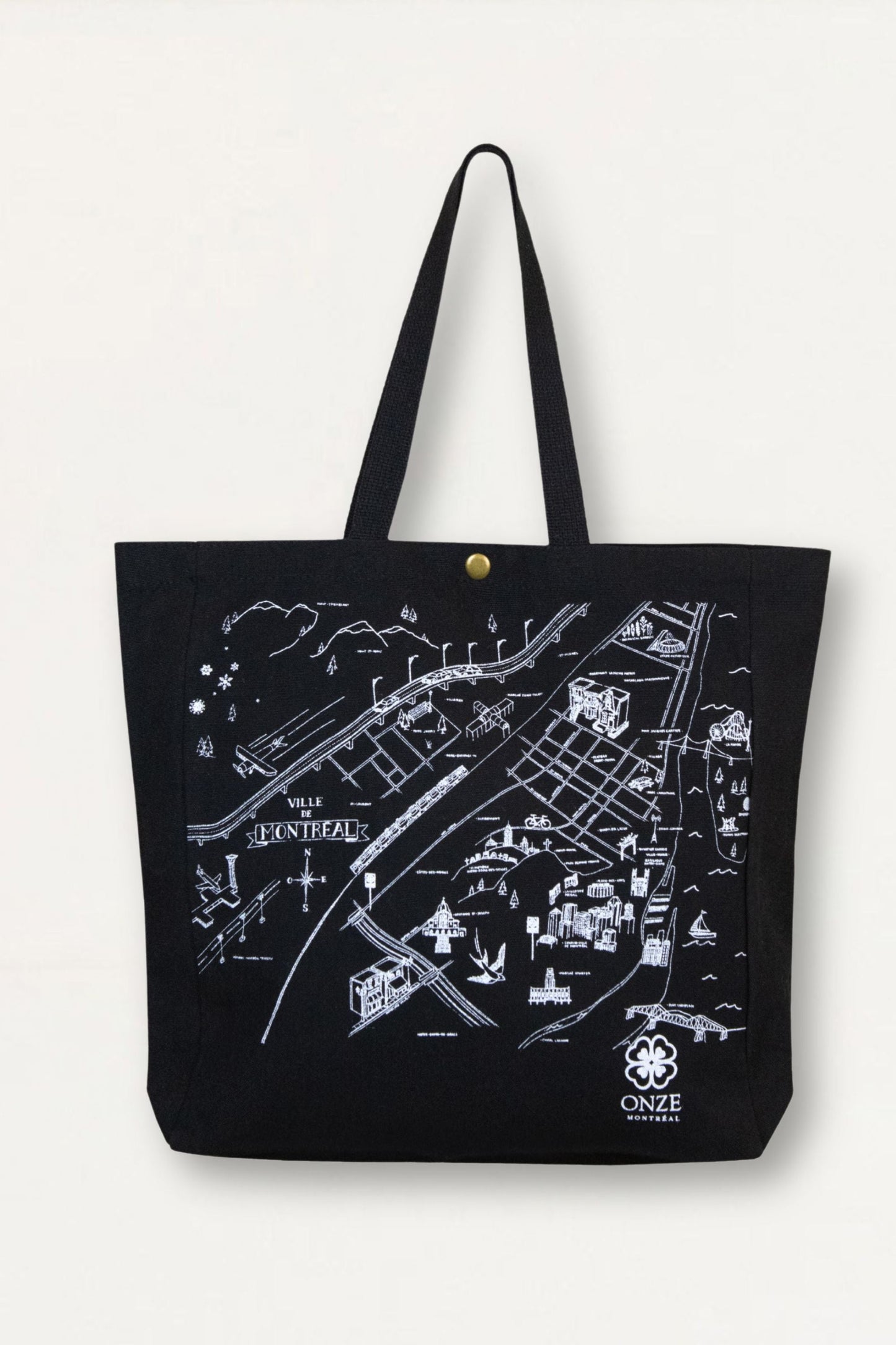 La Métropolitaine Montreal Canvas Tote Bag