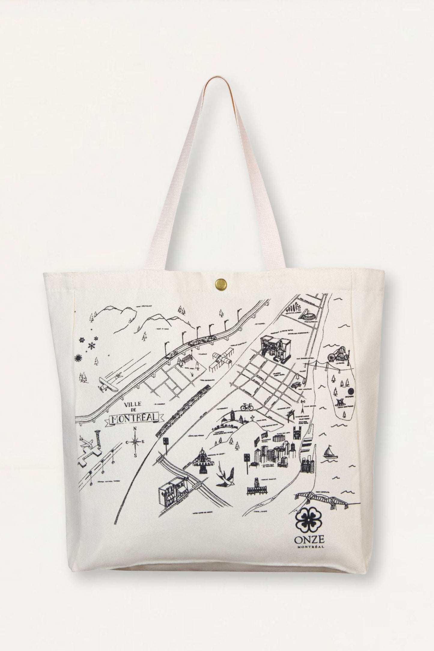 La Métropolitaine Montreal Canvas Tote Bag