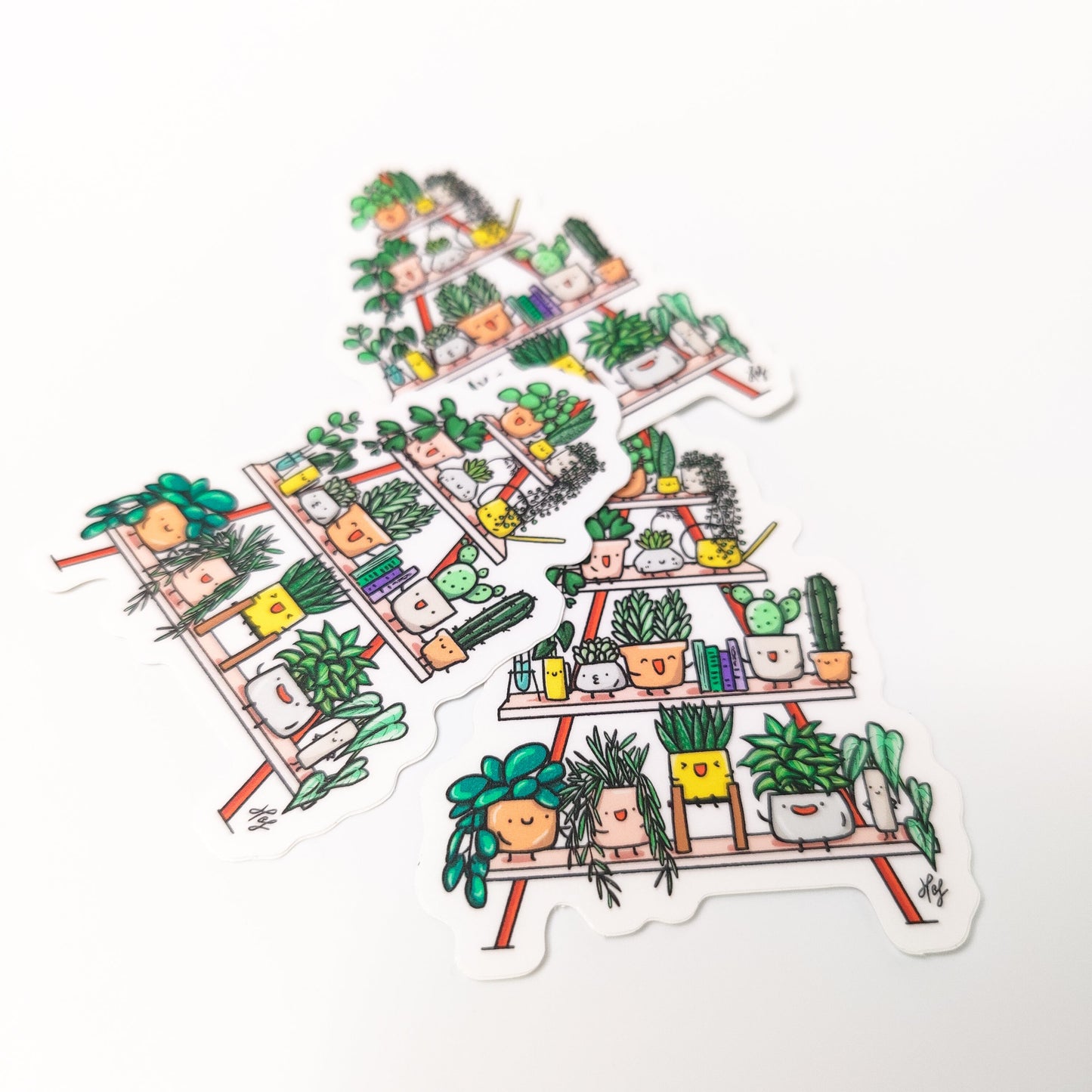 Triangle Shelf vinyl sticker