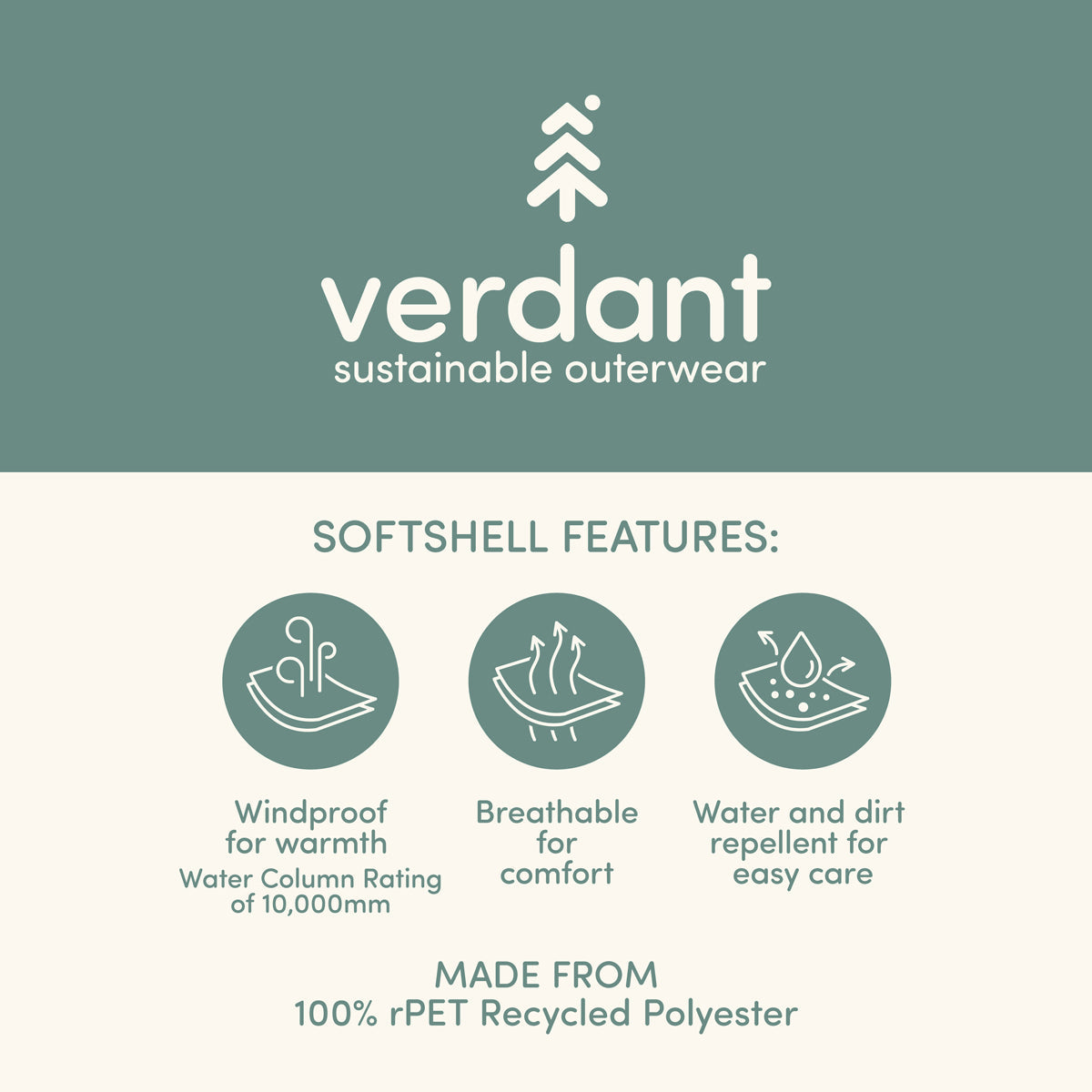 Verdant Softshell Water Resistant Outdoor Coverall(True North Print)