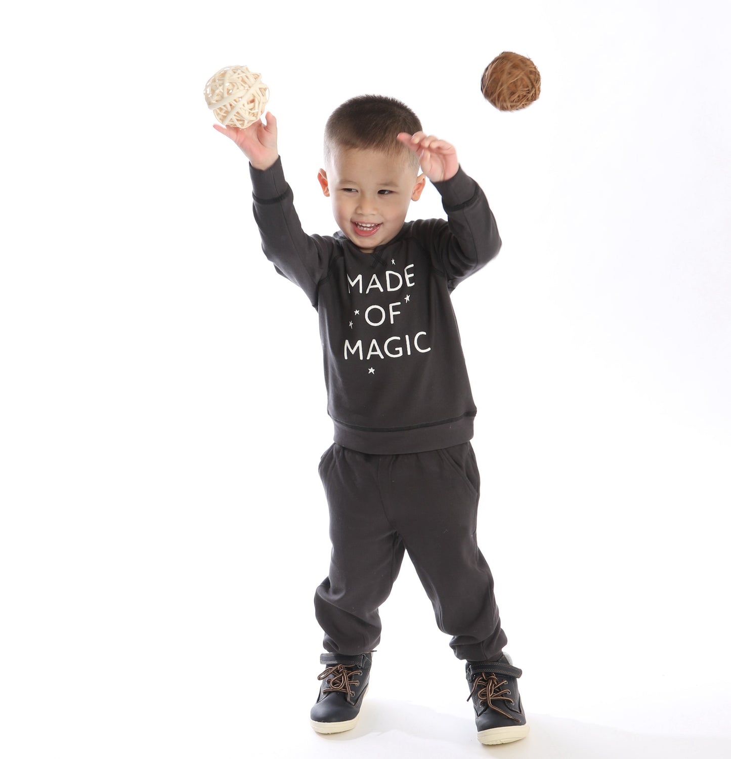 Bamboo Fleece Sweatshirt (Pirate Ship/Made of Magic)