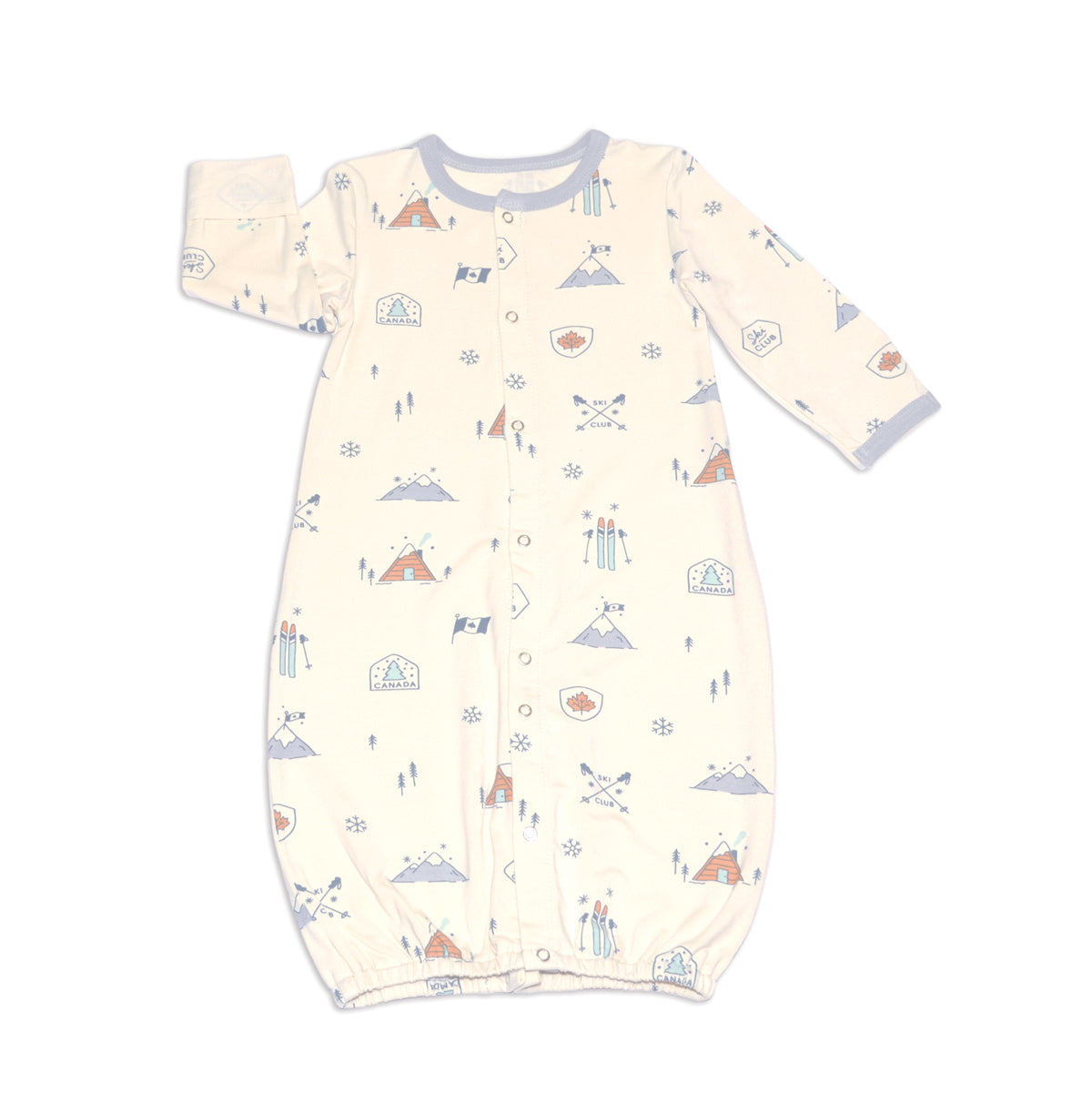 Bamboo Converter Gown (Ski Club Print)