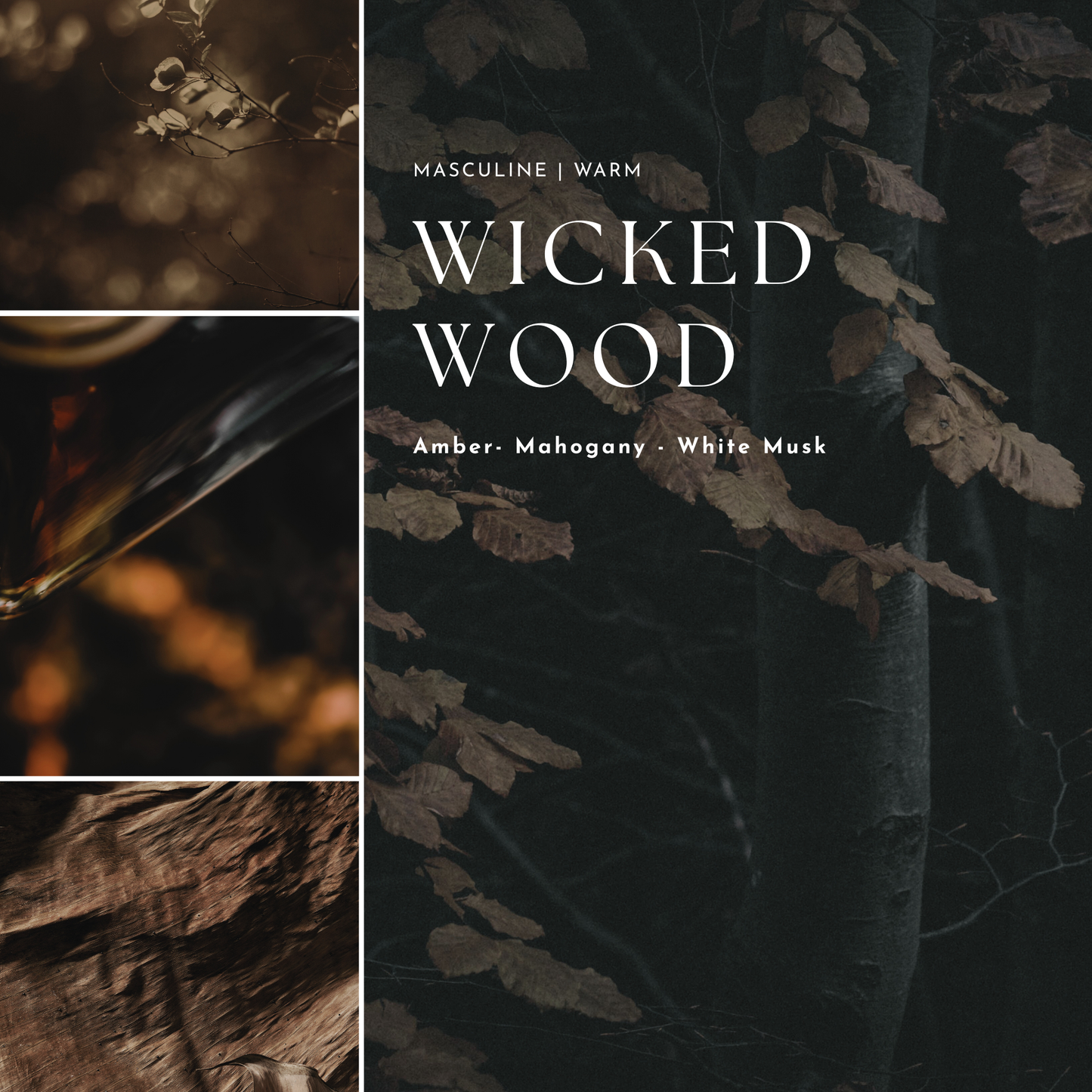 Masculine & Woodsy Candles