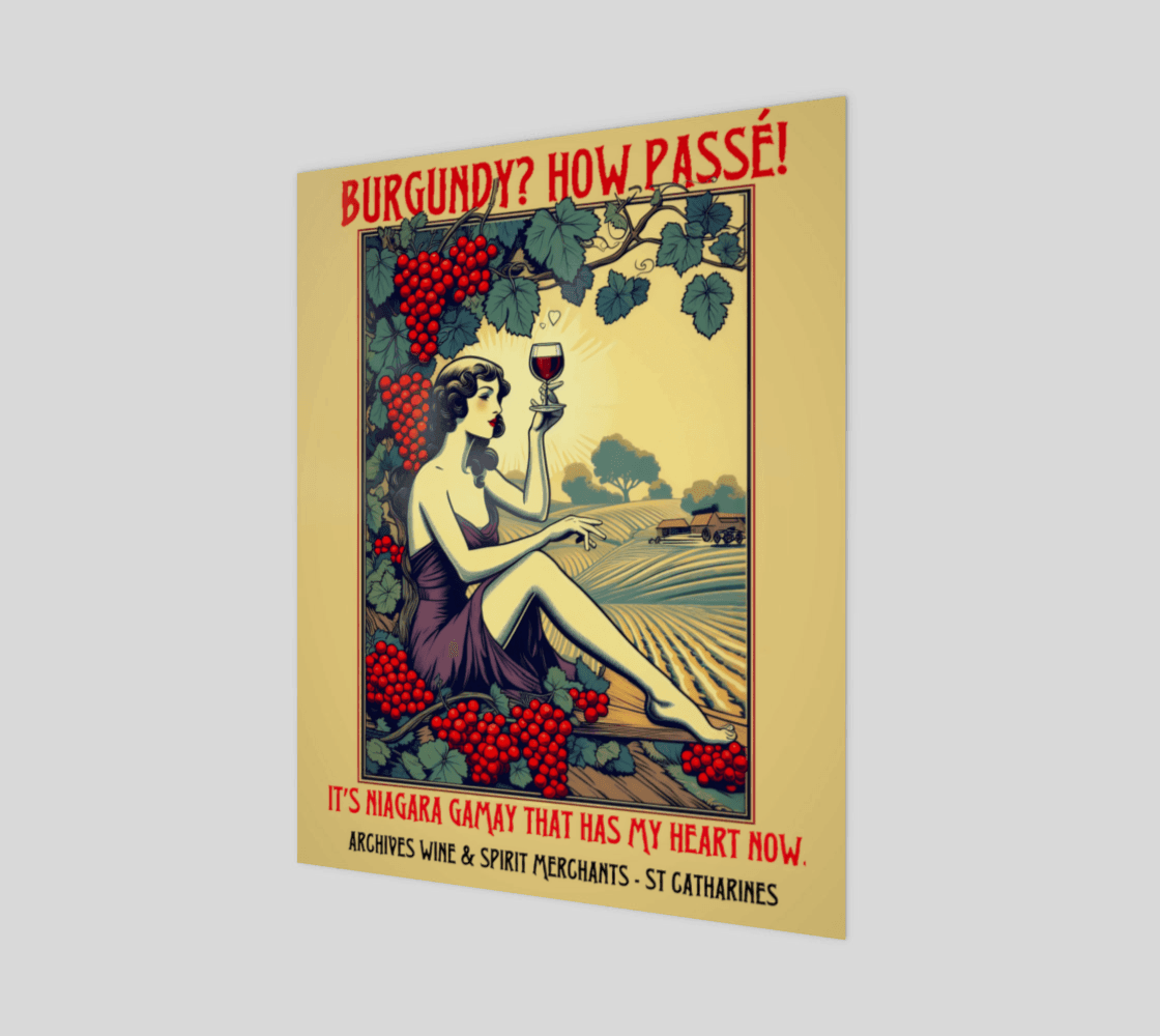 Burgundy? How passé! poster