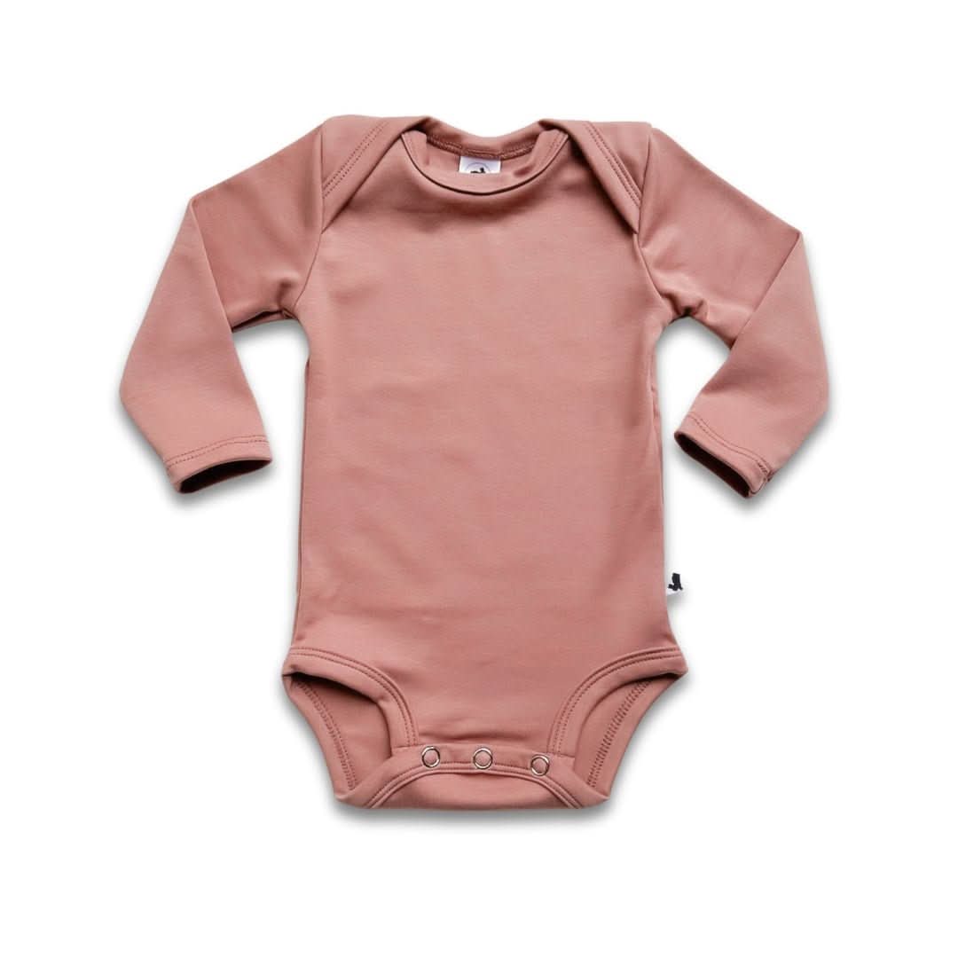 Baby Long-Sleeve Bamboo Bodysuit | Travel