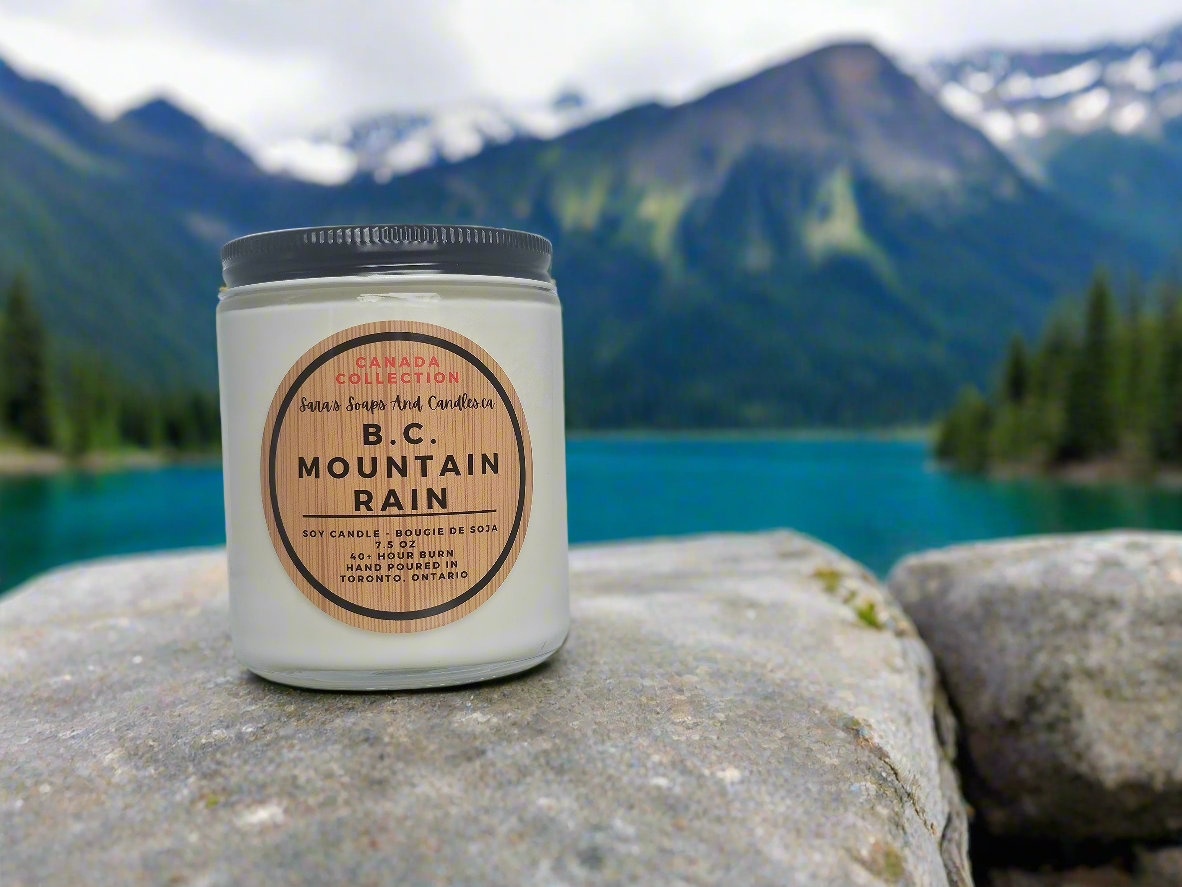 BC Mountain Rain Soy Candle - 8oz