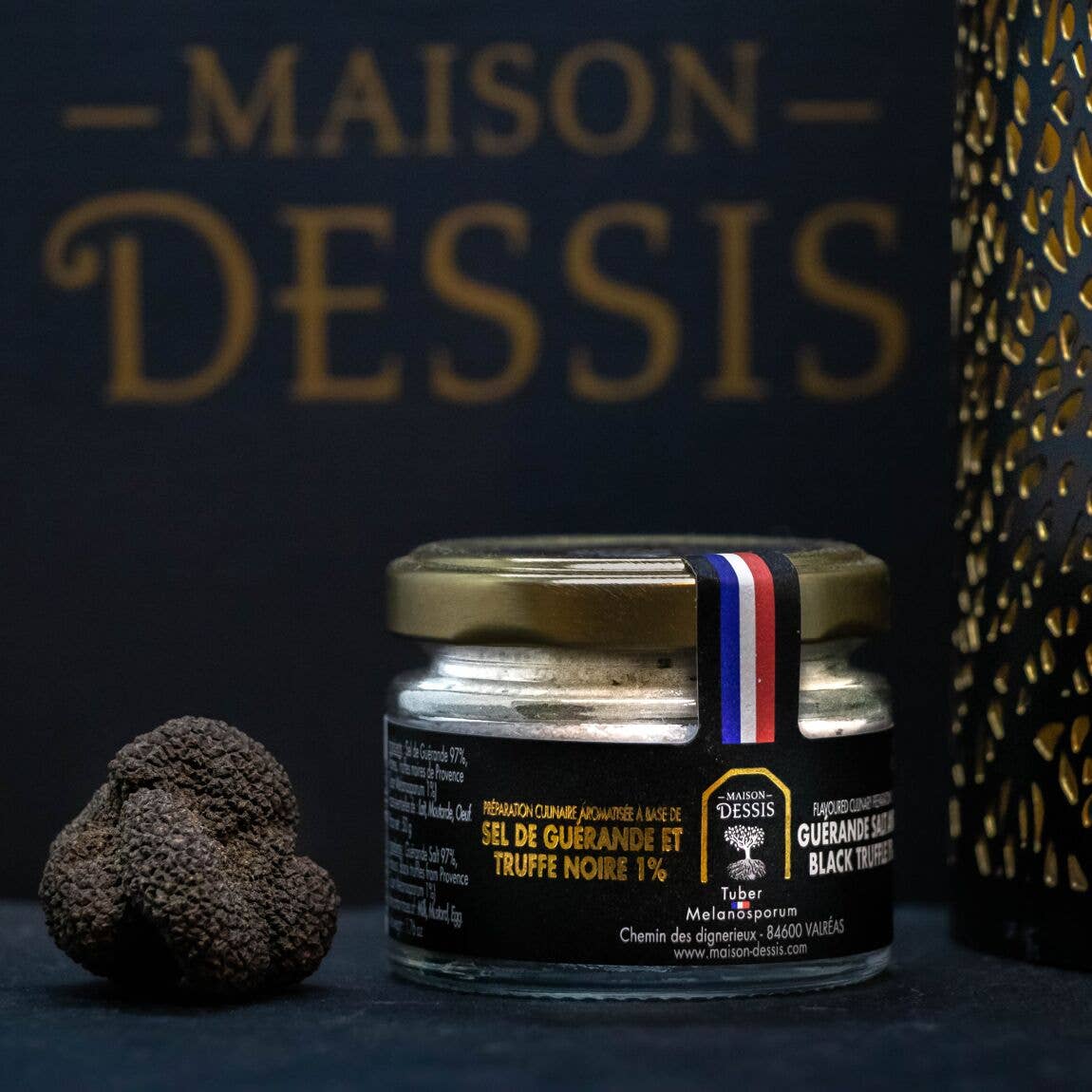 Guérande IGP salt with black truffle