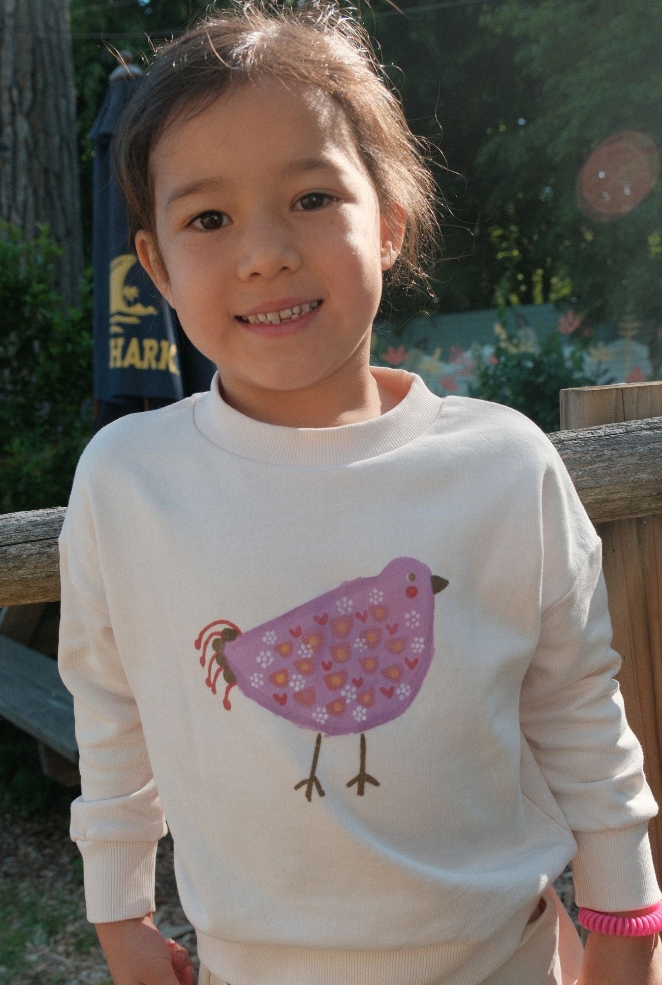 The Bird Crewneck - PETAL PINK