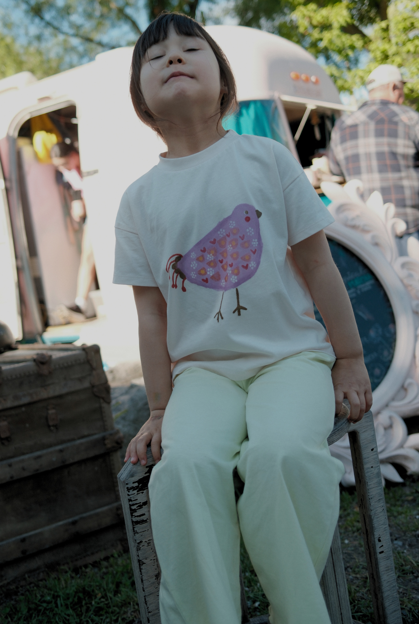 The Bird Tee - PETAL PINK