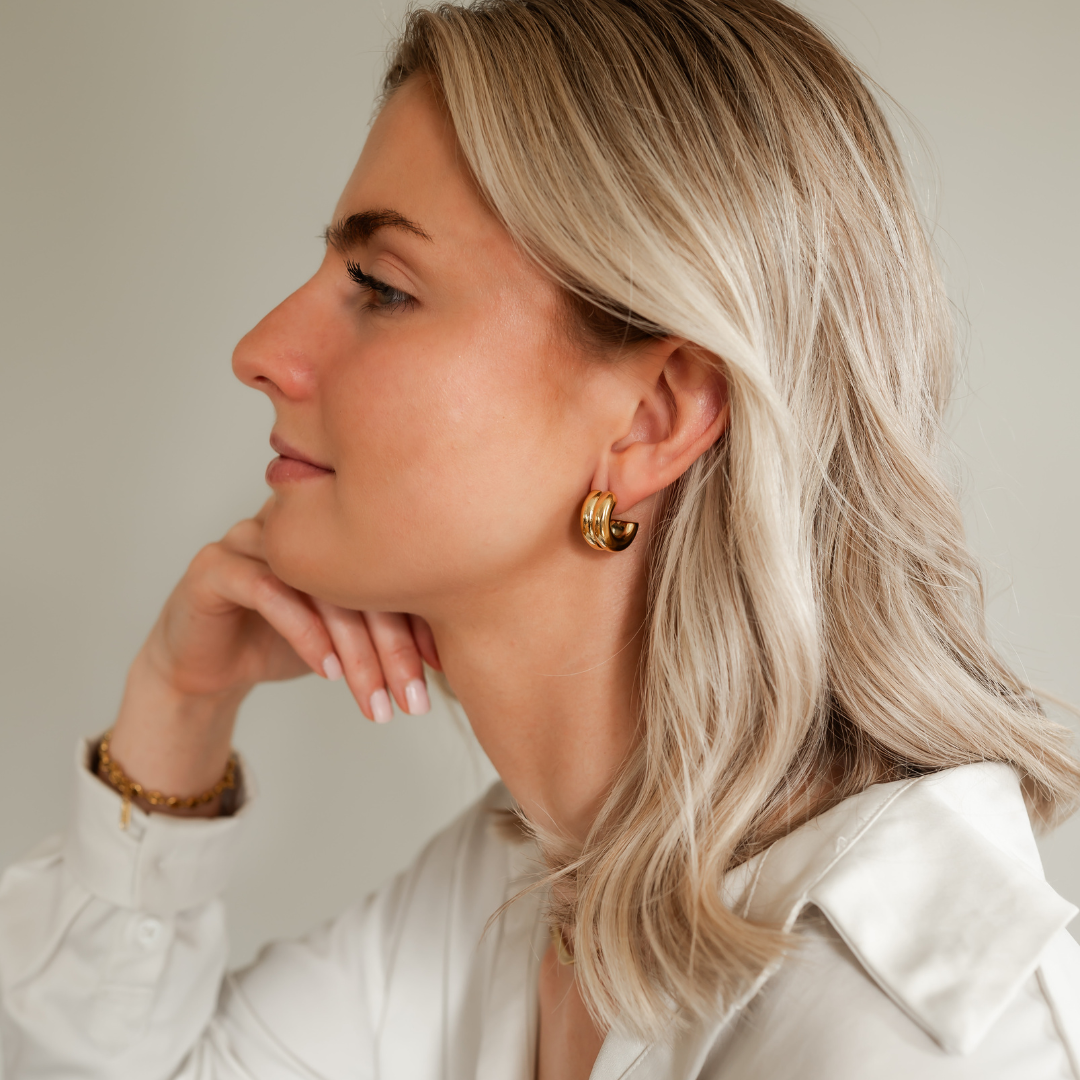 Double Hoops Earrings