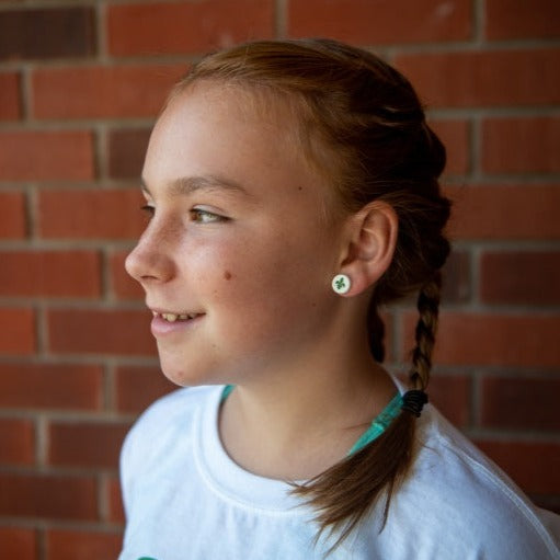 Boucles d'oreilles pour la Journée franco-ontarienne - Earrings for Franco-Ontarian Day - Fleur de Lys & Trillium Design