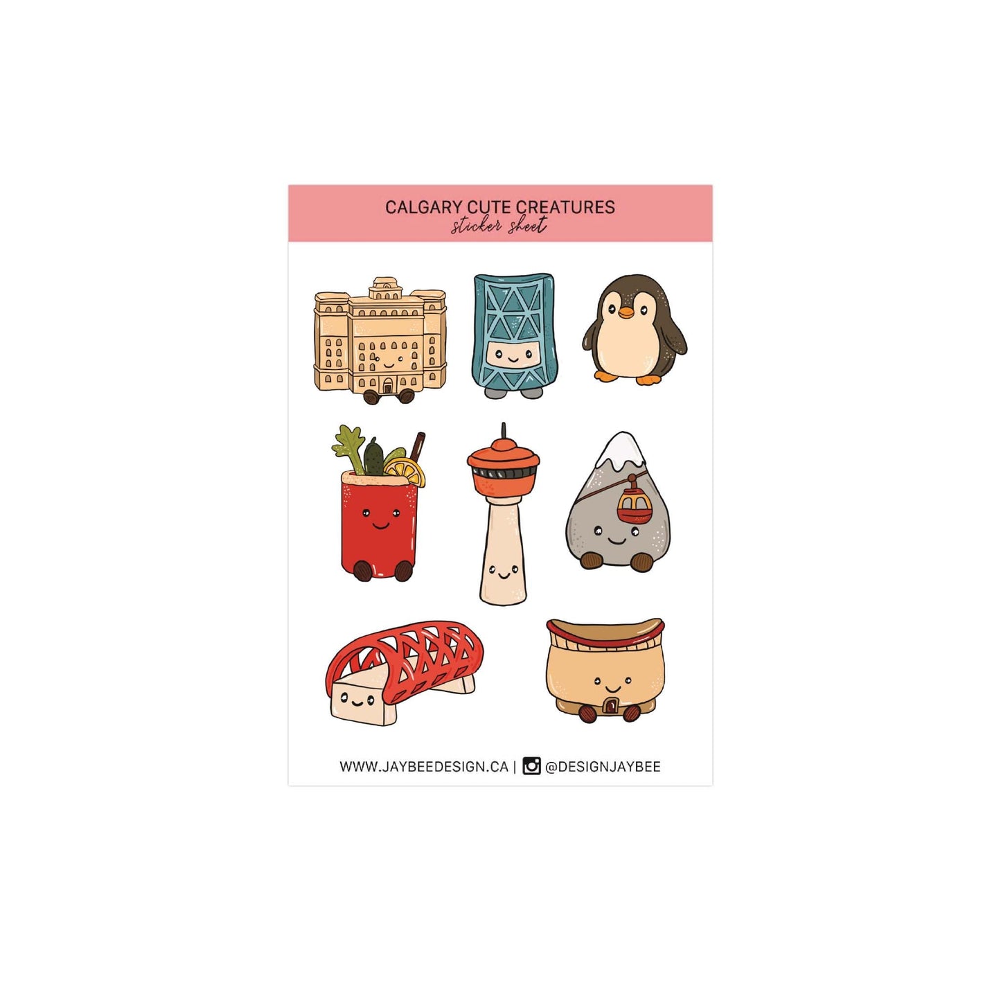 Calgary Mini Sticker Sheet