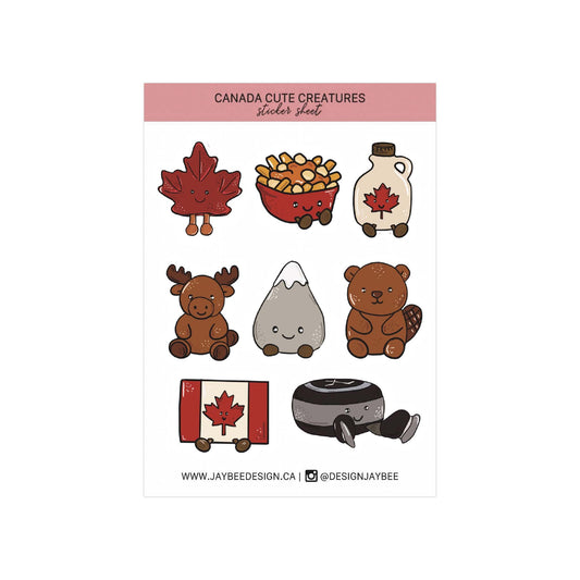 Canada Mini Sticker Sheet