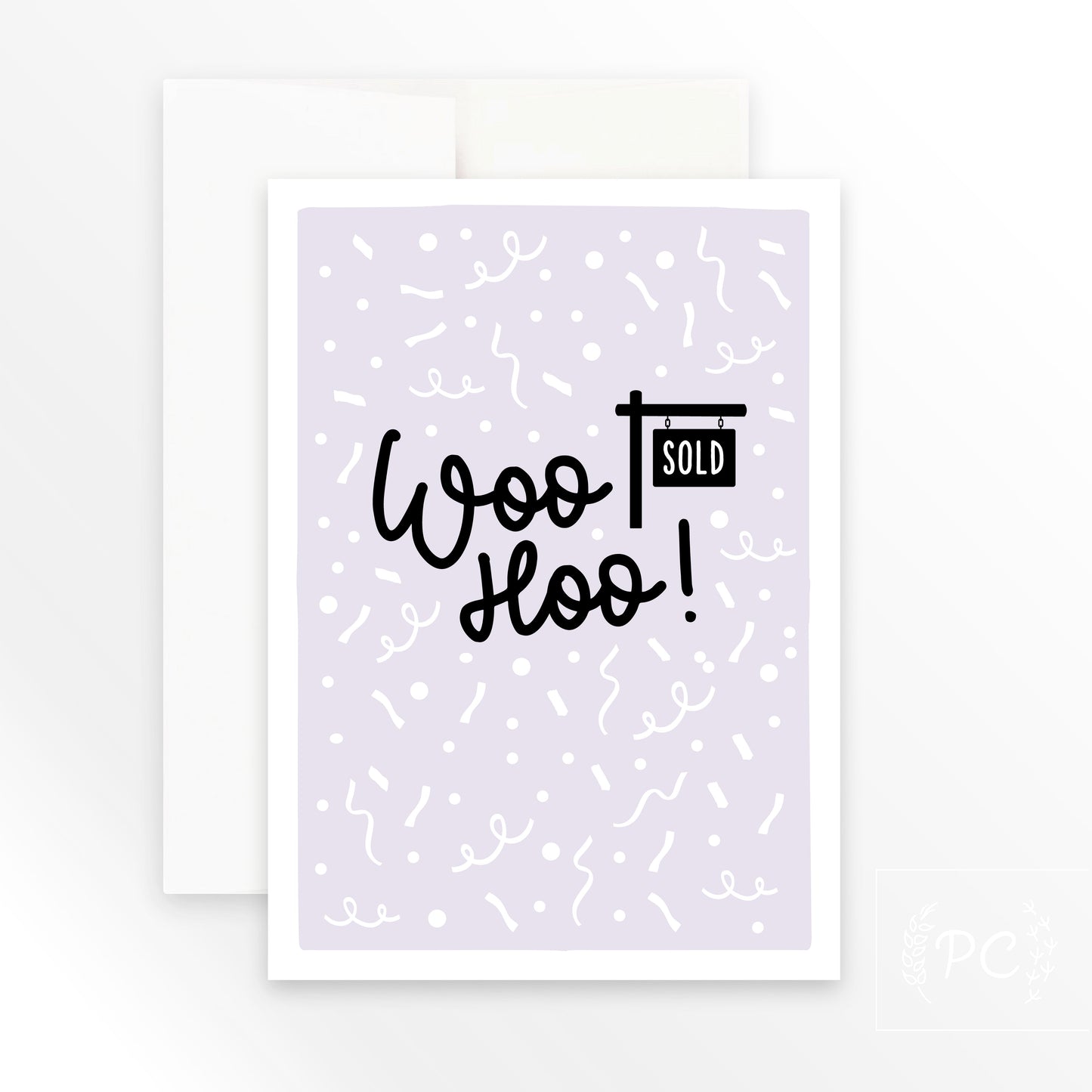 woo hoo - sold | greeting card