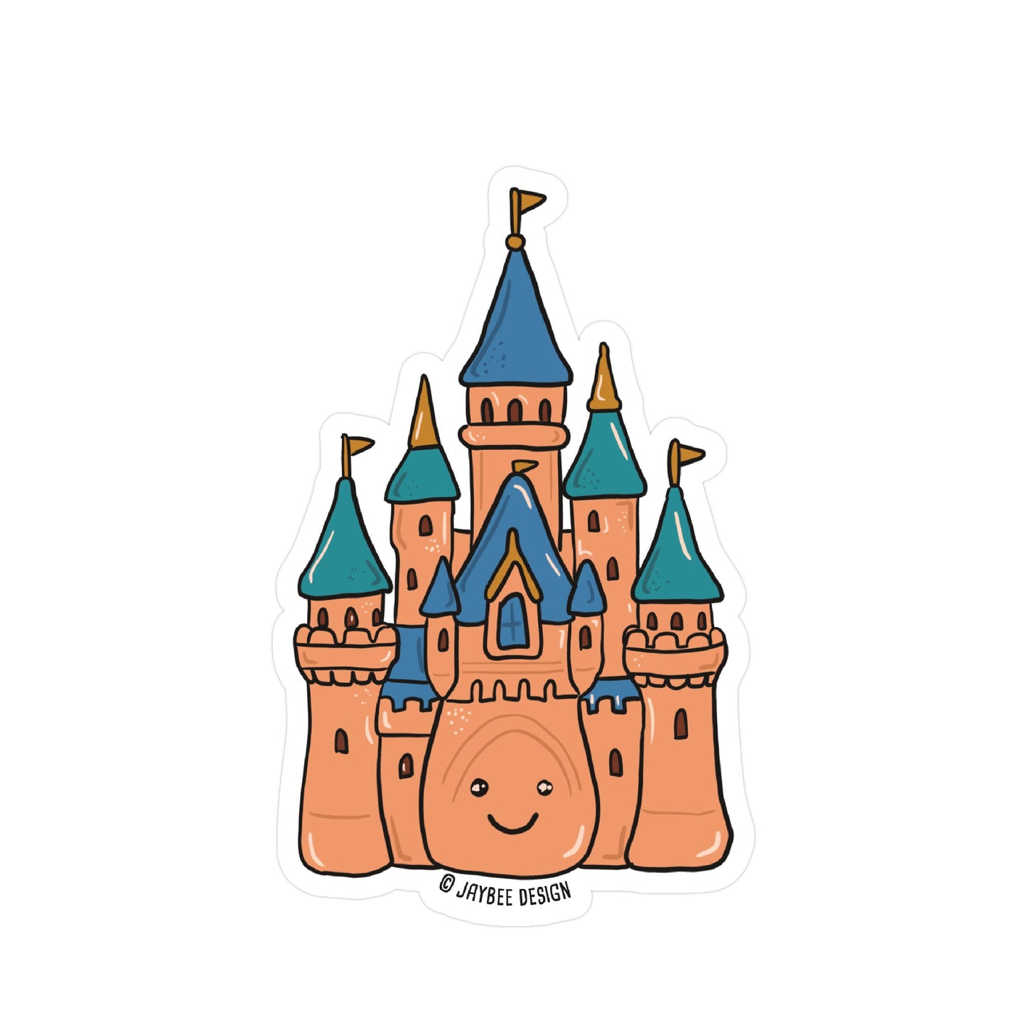 Fantasy Castle Sticker