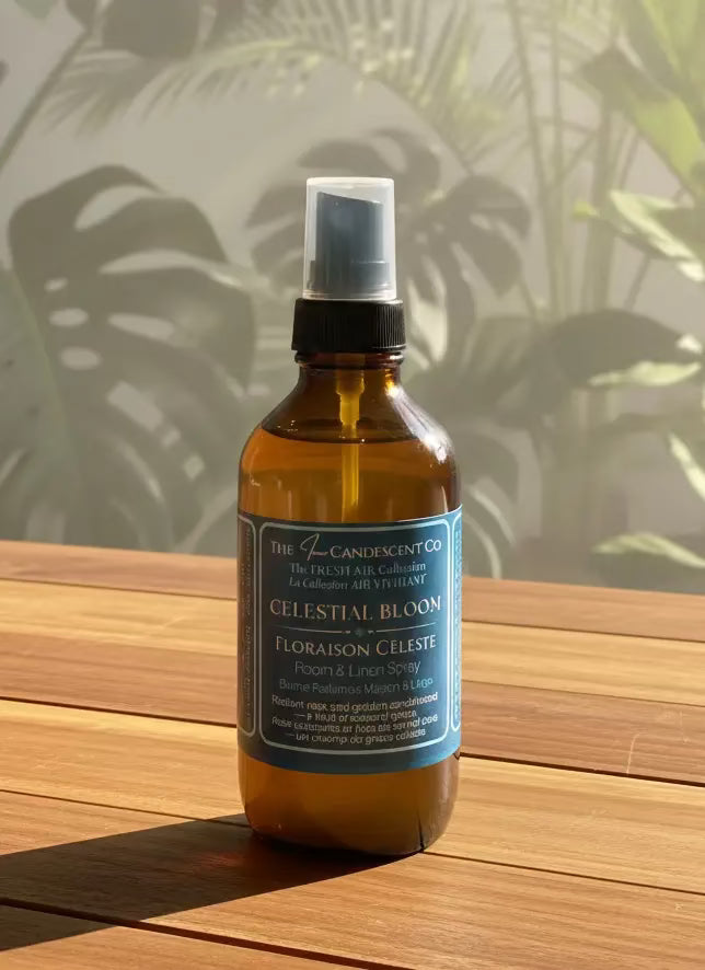 CELESTIAL BLOOM | Rose & amber room and linen spray | Alcohol-free home fragrance