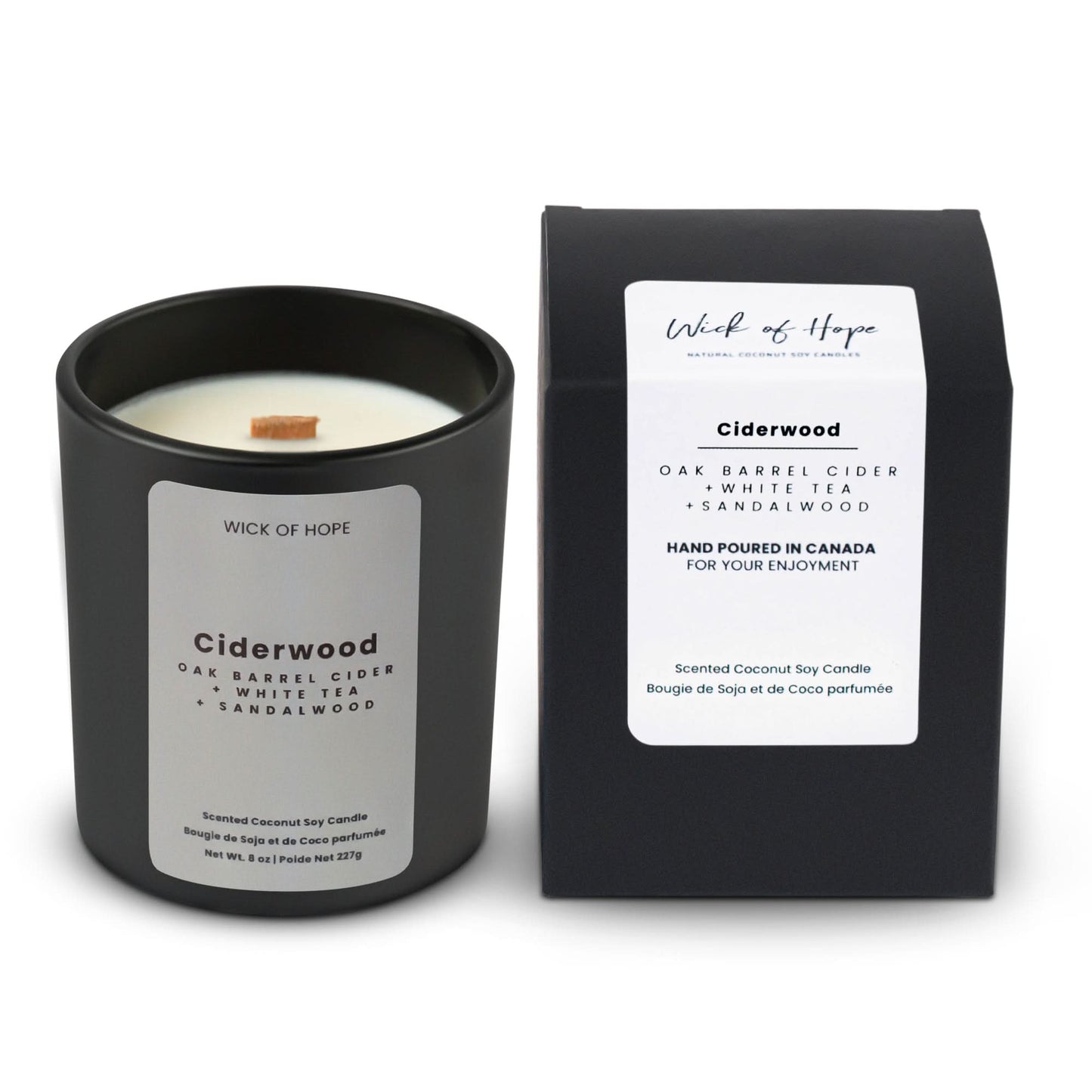 Ciderwood Candle | Oak Barrel Cider + Sandalwood