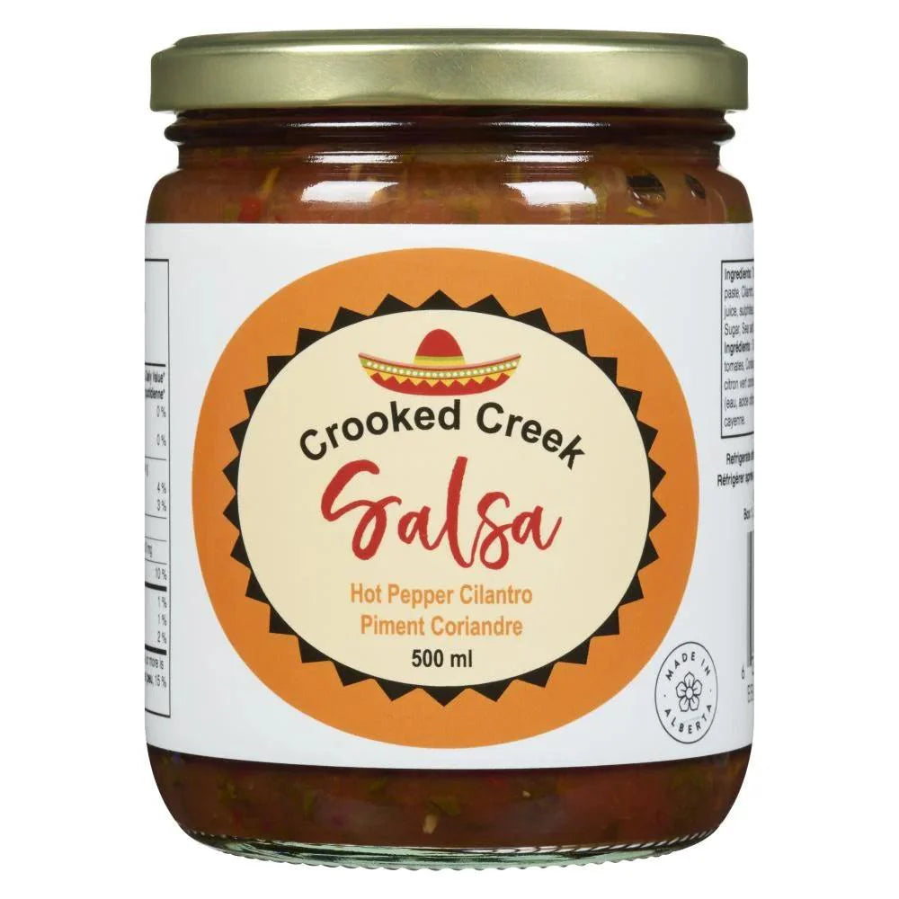 Crooked Creek Hot Pepper Cilantro Salsa