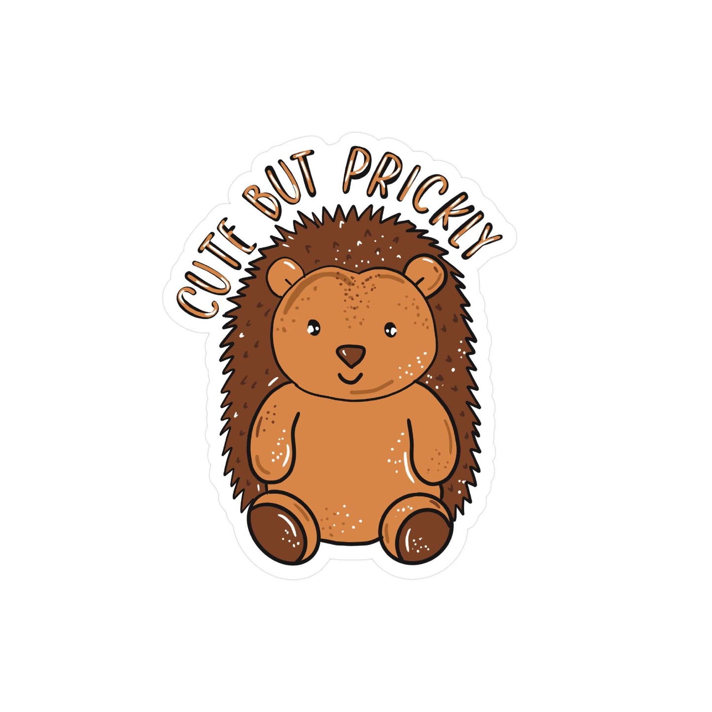 Cute But Prickly Sticker