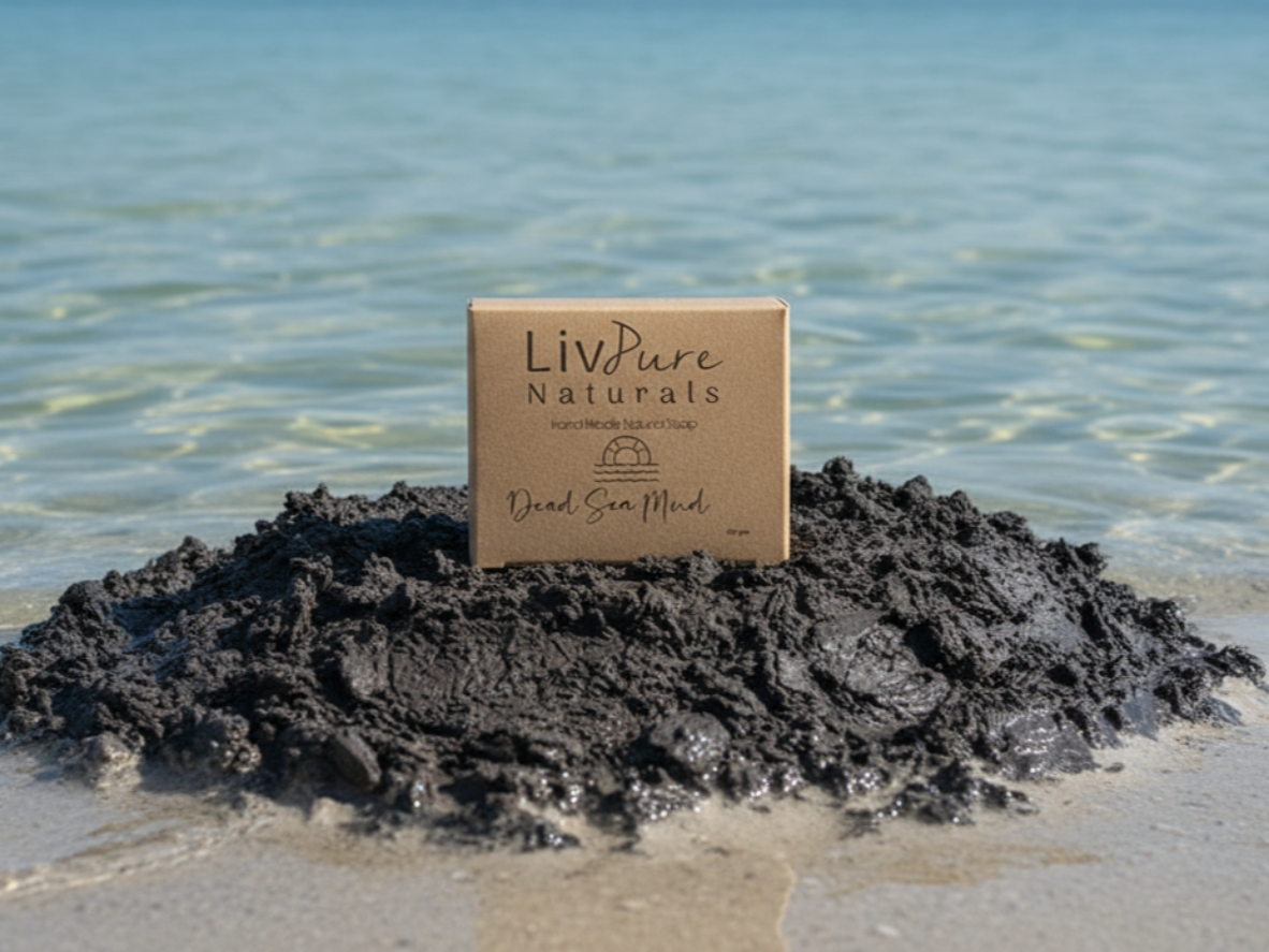 Dead Sea Detox Mud Soap Bar Handmade Handmade Mineral Bar – Livpure Naturals