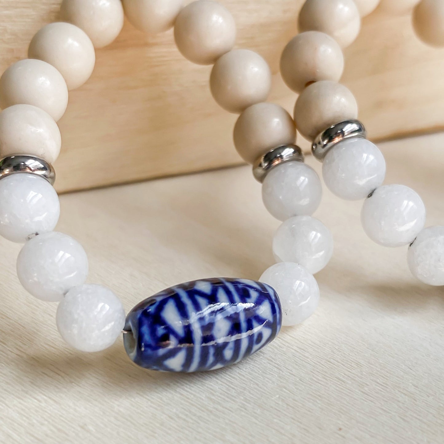 Boucles d’oreilles bohèmes pendantes en pierres naturelles | NAXOS