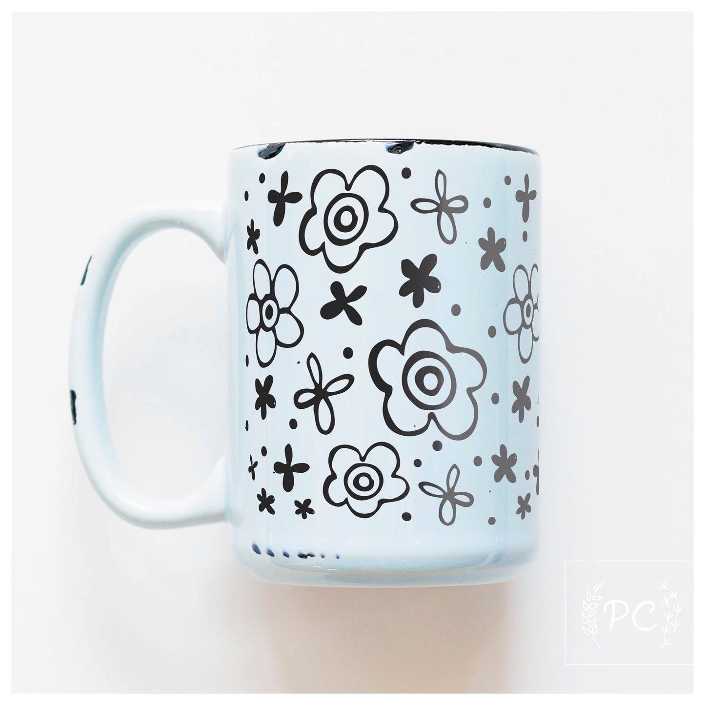 flowers | ceramic mug